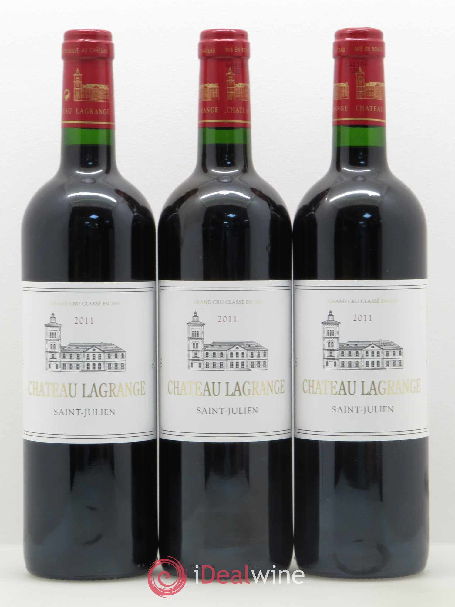 Château Lagrange 3ème Grand Cru Classé 2011 - Lot de 3 bouteilles - 0
