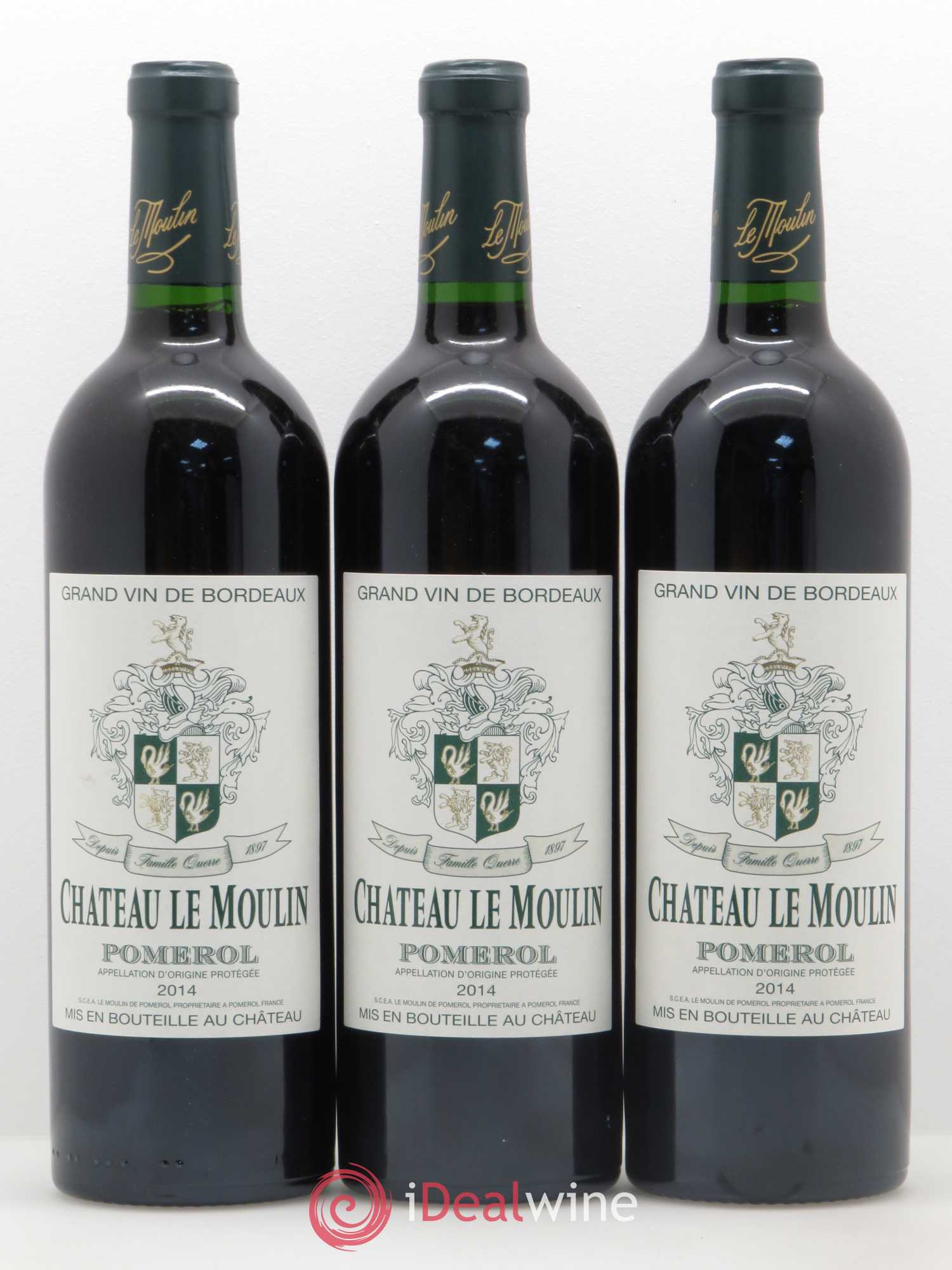 Château le Moulin 2014 - Lot de 3 bouteilles - 0