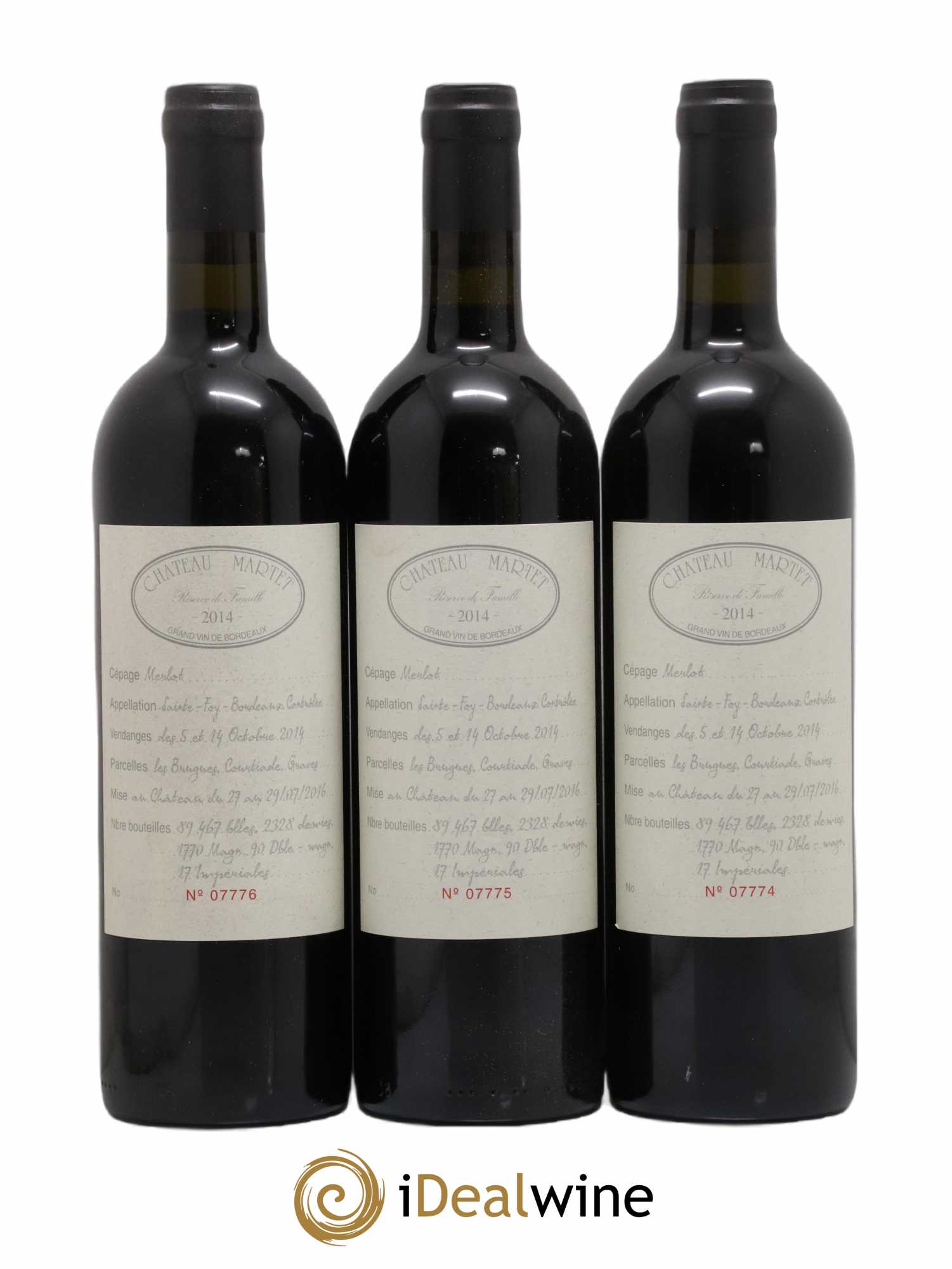 Château Martet 2014 - Lot de 6 bouteilles - 1