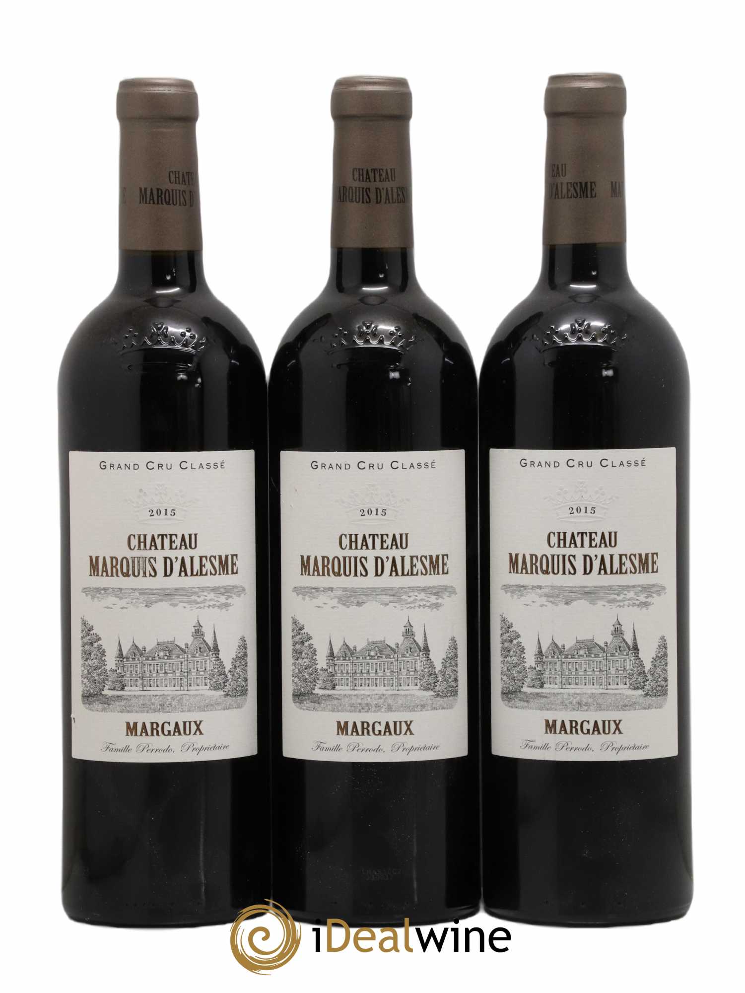 Château Marquis d'Alesme 2015 - Lot de 3 bouteilles - 0