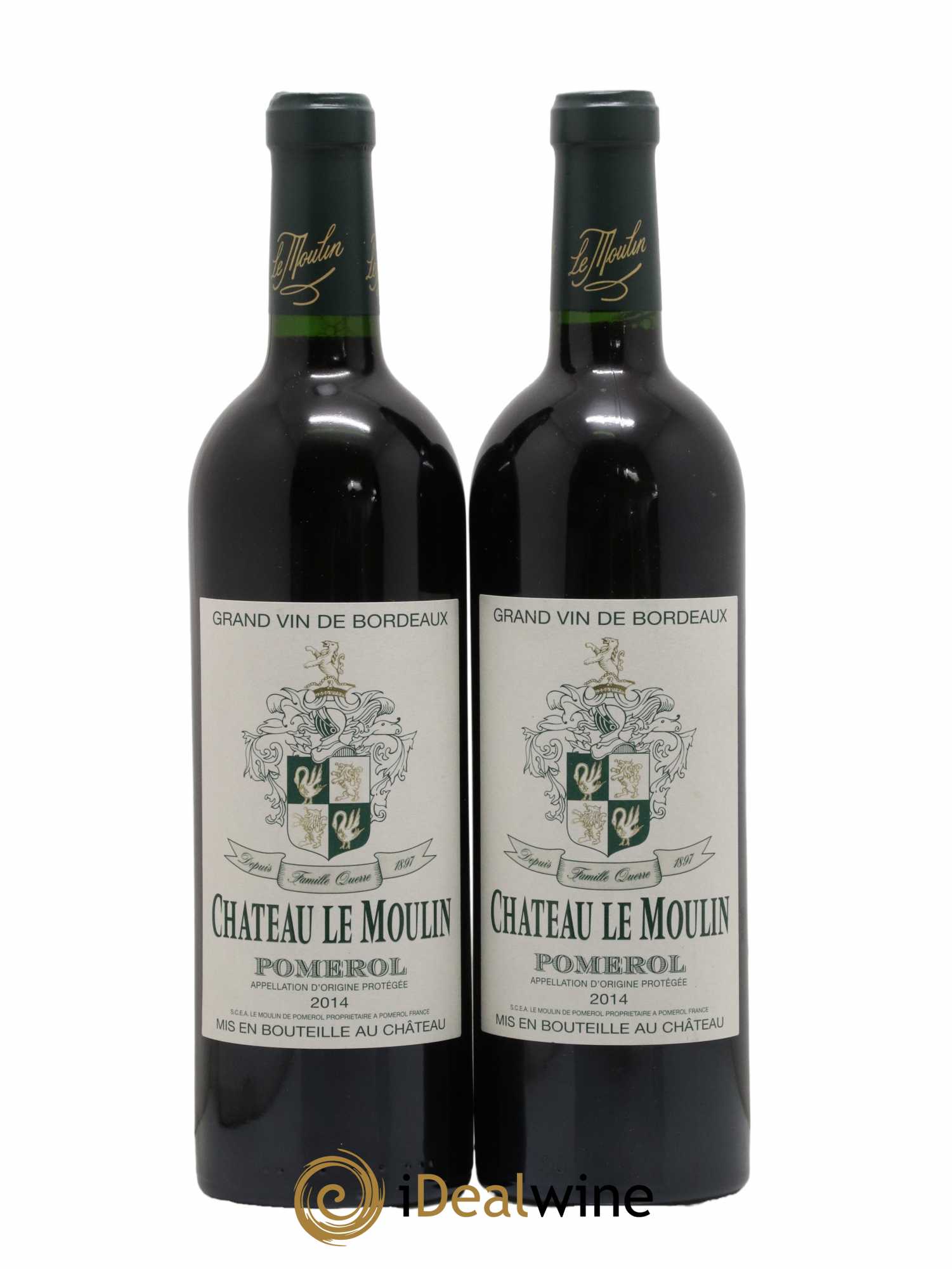 Château le Moulin 2014 - Lot de 2 bouteilles - 0