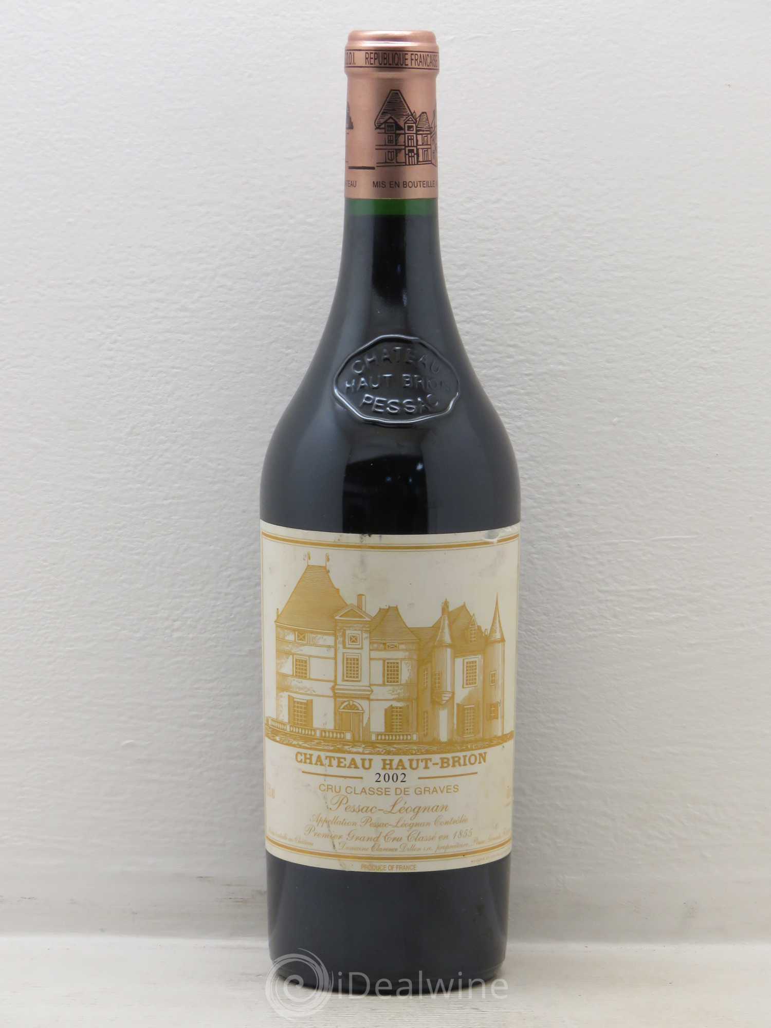 Château Haut Brion 1er Grand Cru Classé 2002 - Lot de 1 bouteille - 0