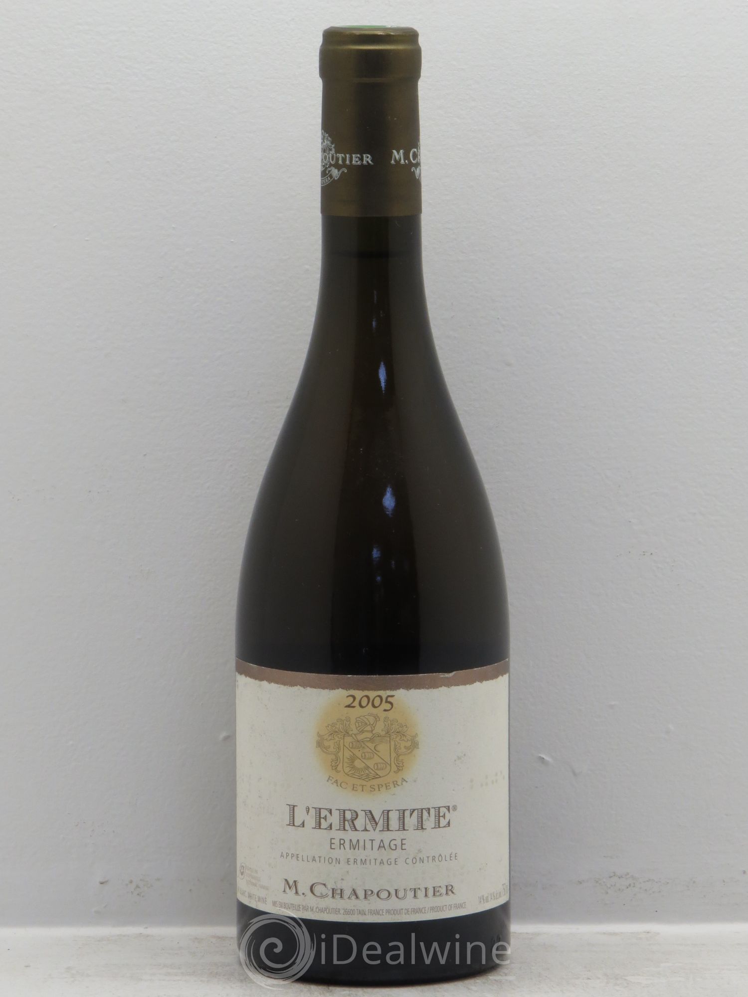 Hermitage Ermitage l'Ermite Chapoutier 2005 - Lot de 1 bouteille - 0