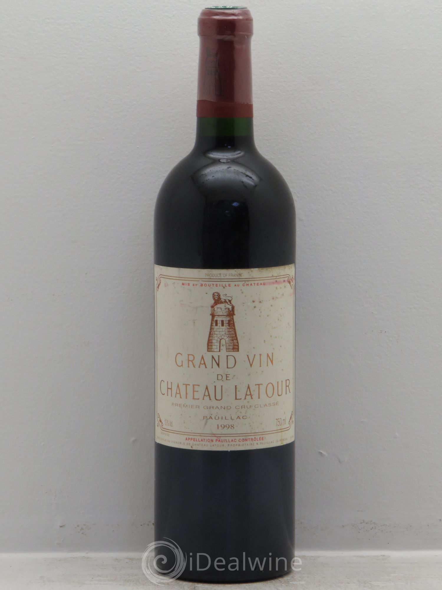Château Latour 1er Grand Cru Classé 1998 - Lot de 1 bouteille - 0