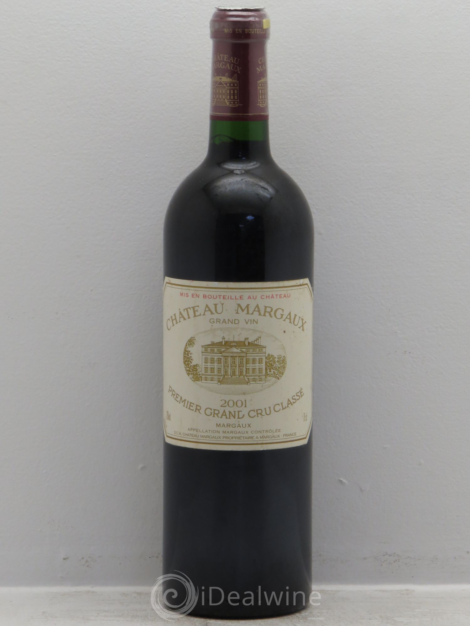 Château Margaux 1er Grand Cru Classé 2001 - Lot de 1 bouteille - 0