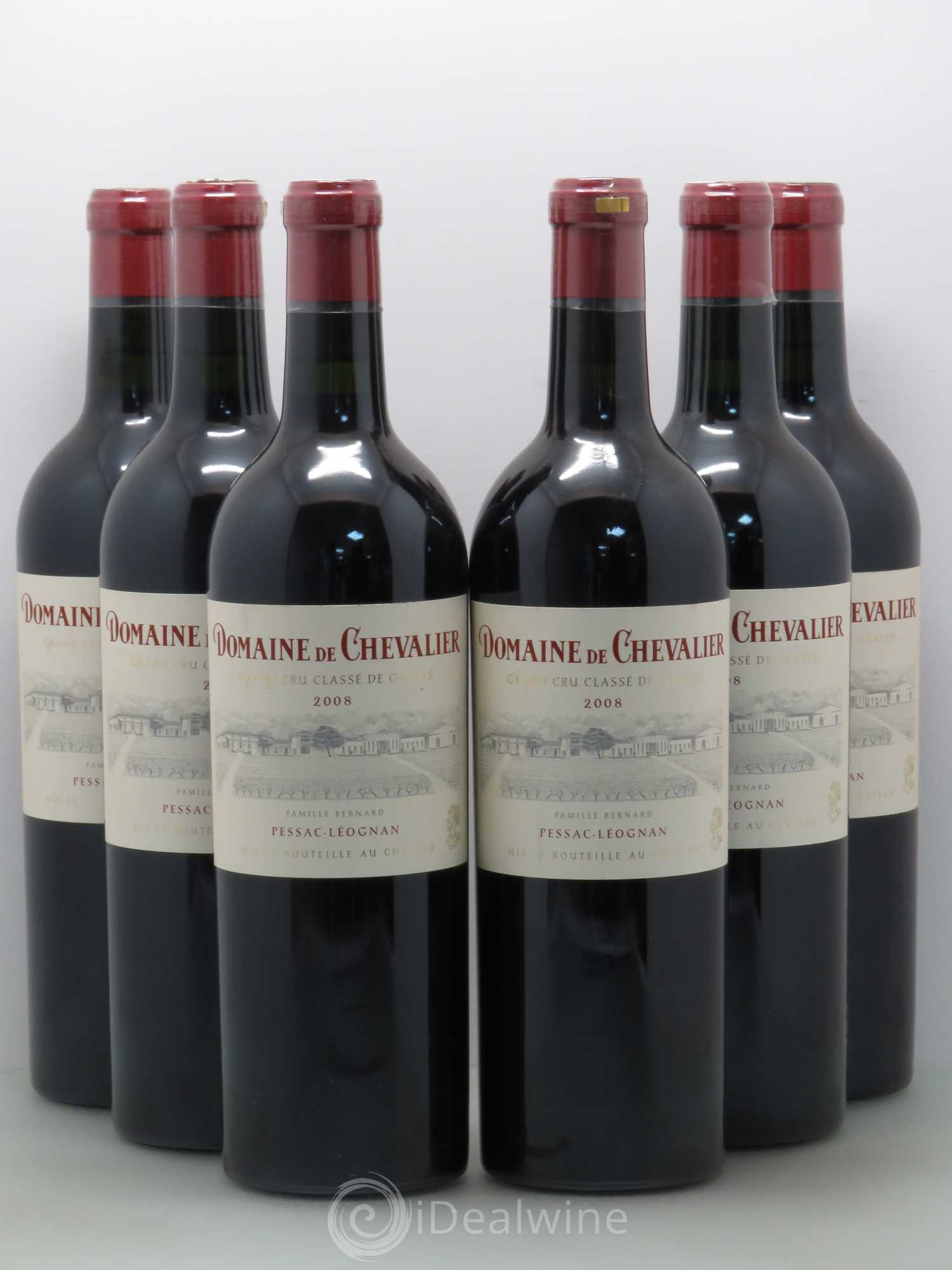 Domaine de Chevalier Cru Classé de Graves 2008 - Lot de 6 bouteilles - 0