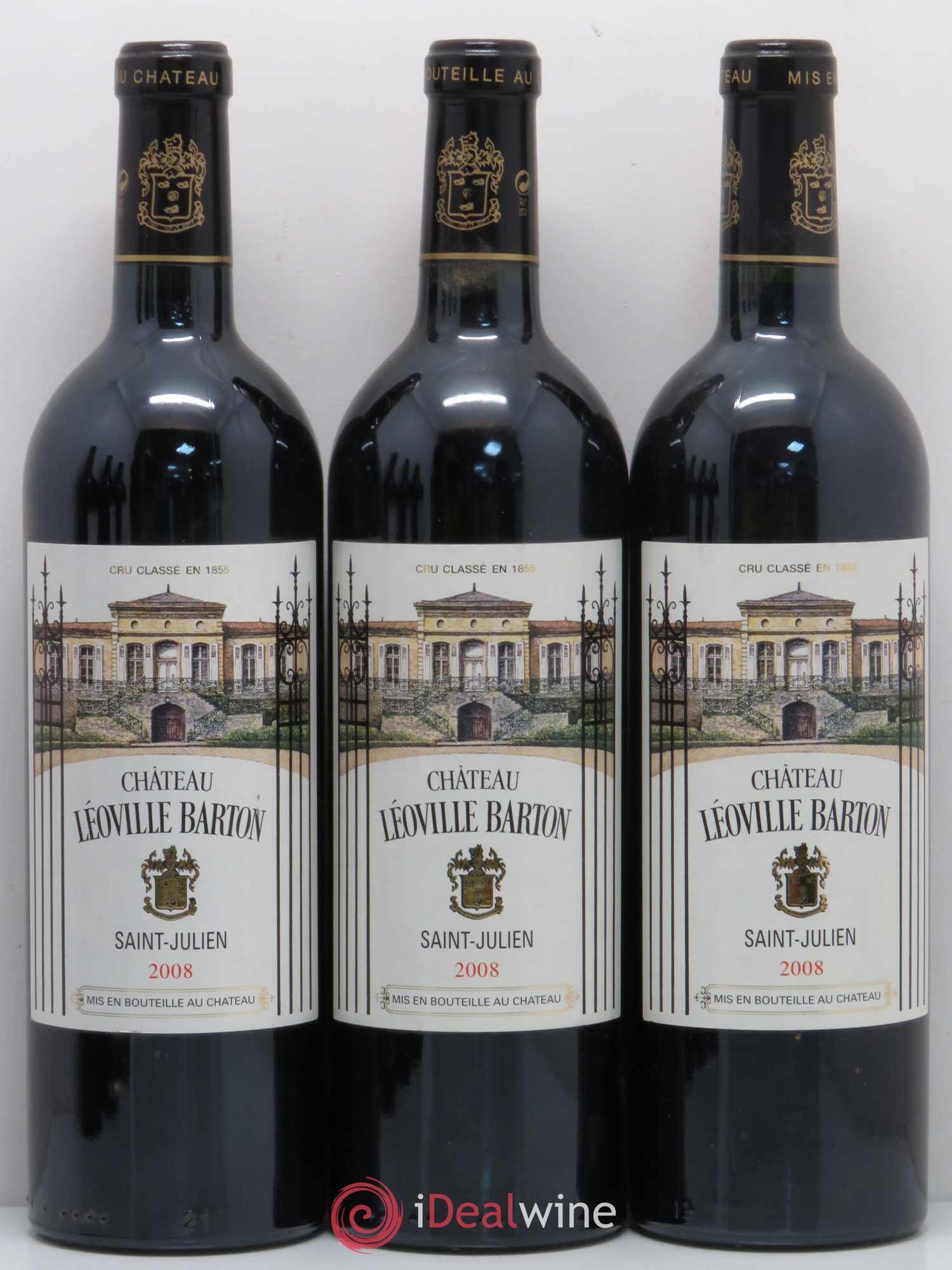Château Léoville Barton 2ème Grand Cru Classé 2008 - Lot de 6 bouteilles - 1