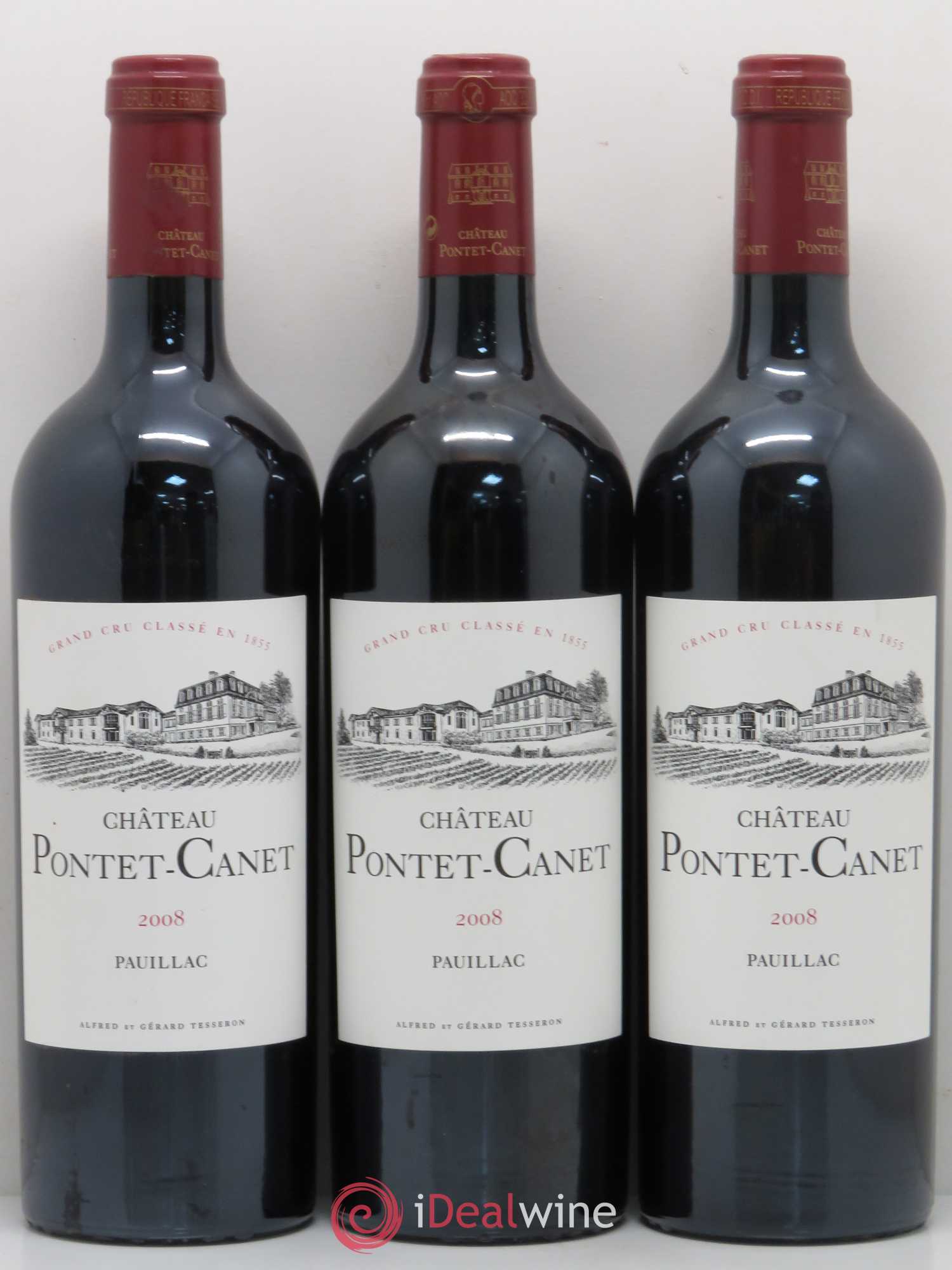 Château Pontet Canet 5ème Grand Cru Classé 2008 - Lot de 6 bouteilles - 2