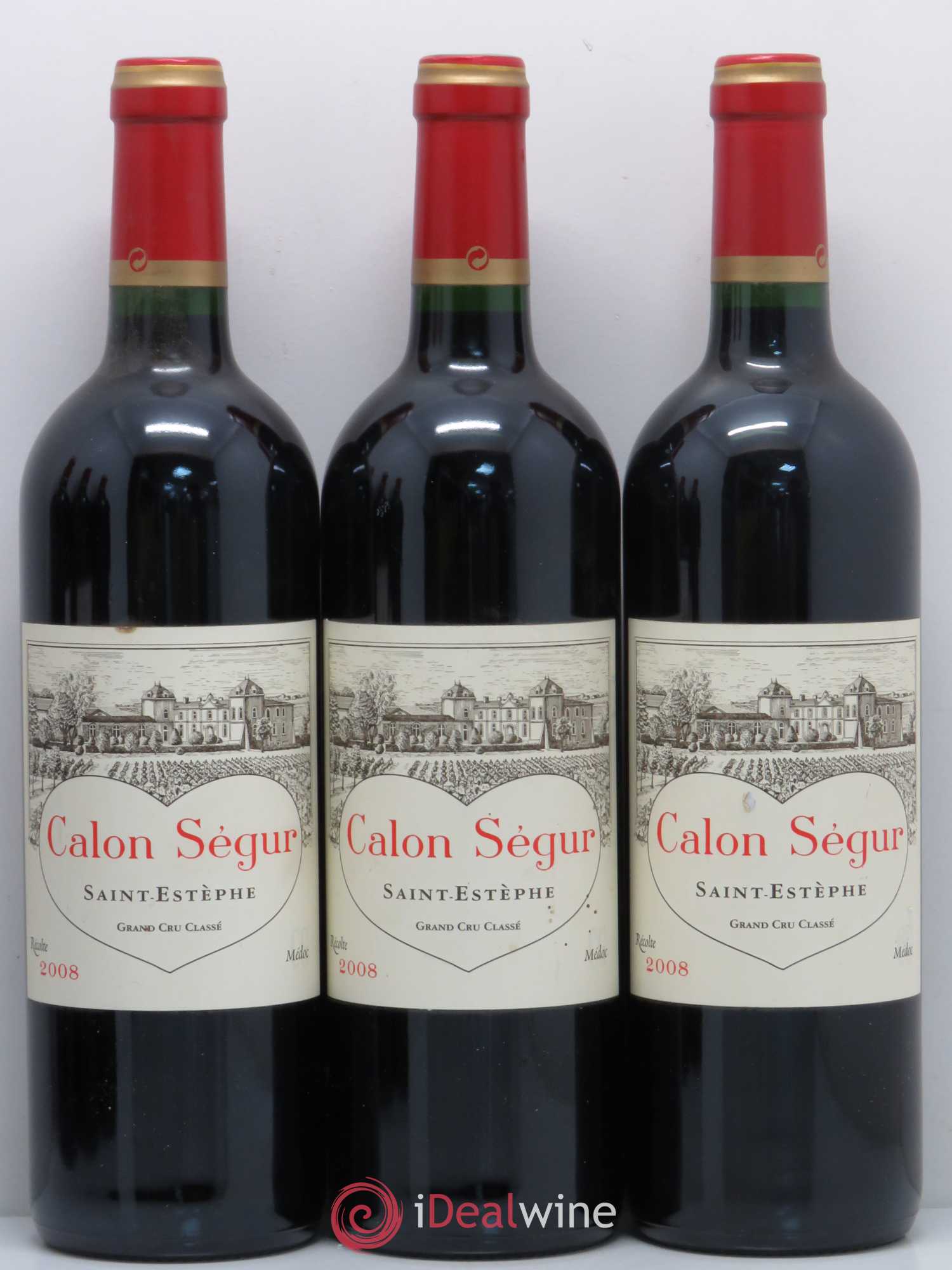 Château Calon Ségur 3ème Grand Cru Classé 2008 - Lot de 6 bouteilles - 1