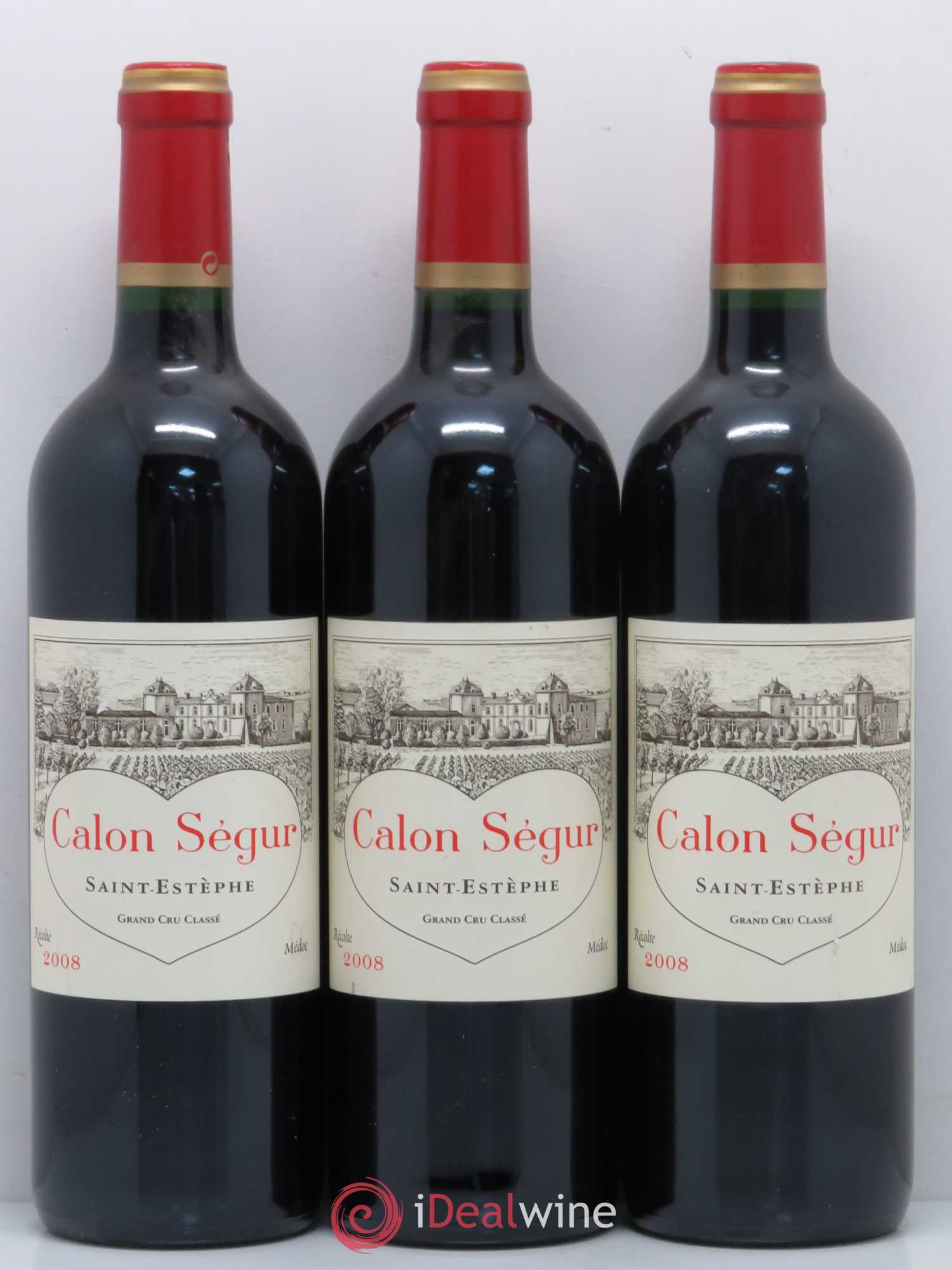 Château Calon Ségur 3ème Grand Cru Classé 2008 - Lot de 6 bouteilles - 2