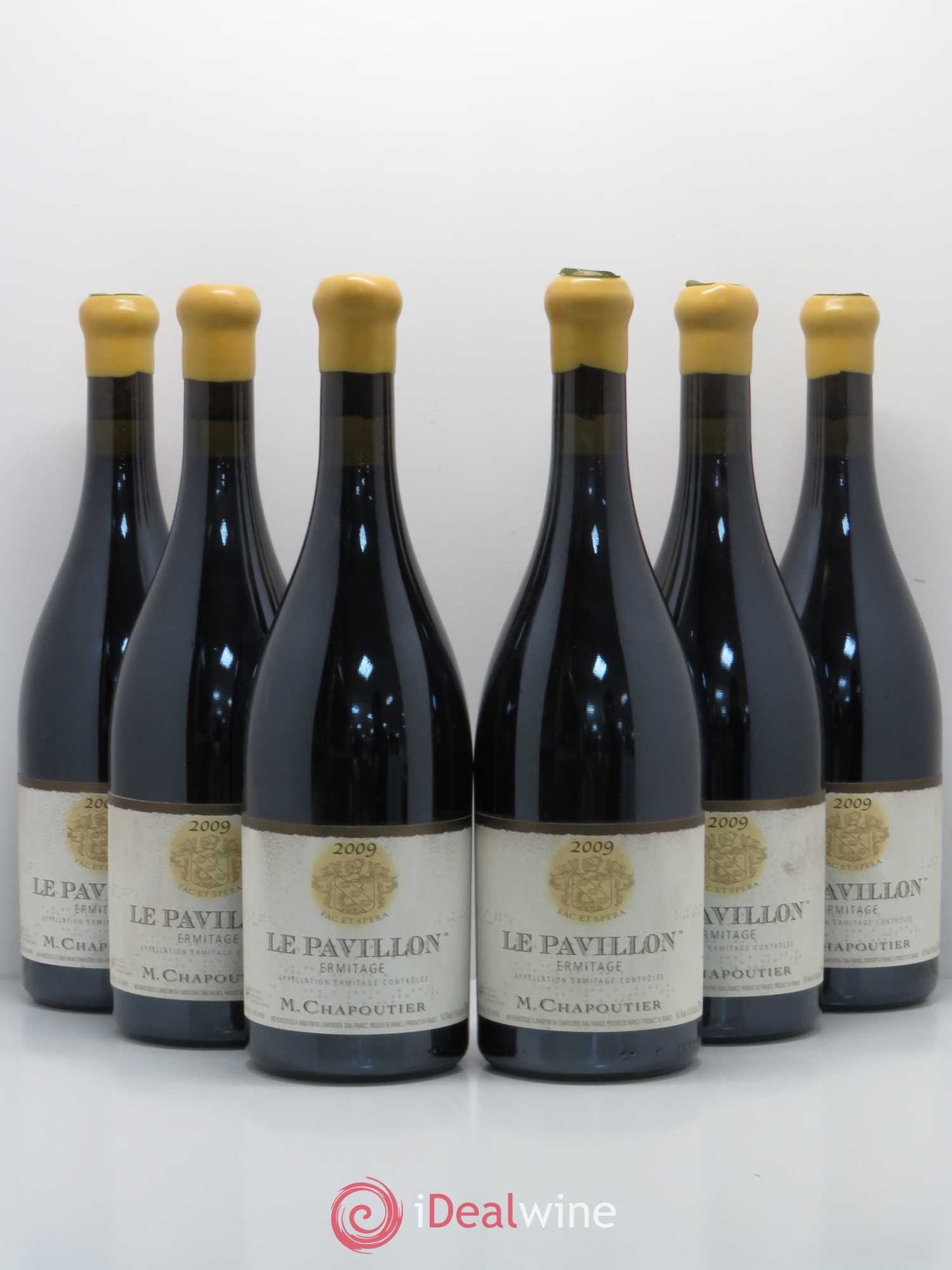 Hermitage Ermitage Le Pavillon Chapoutier 2009 - Lot de 6 bouteilles - 0