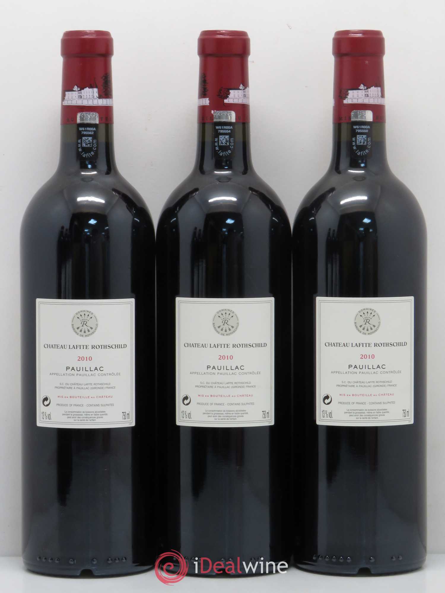 Château Lafite Rothschild 1er Grand Cru Classé 2010 - Lot de 6 bouteilles - 2