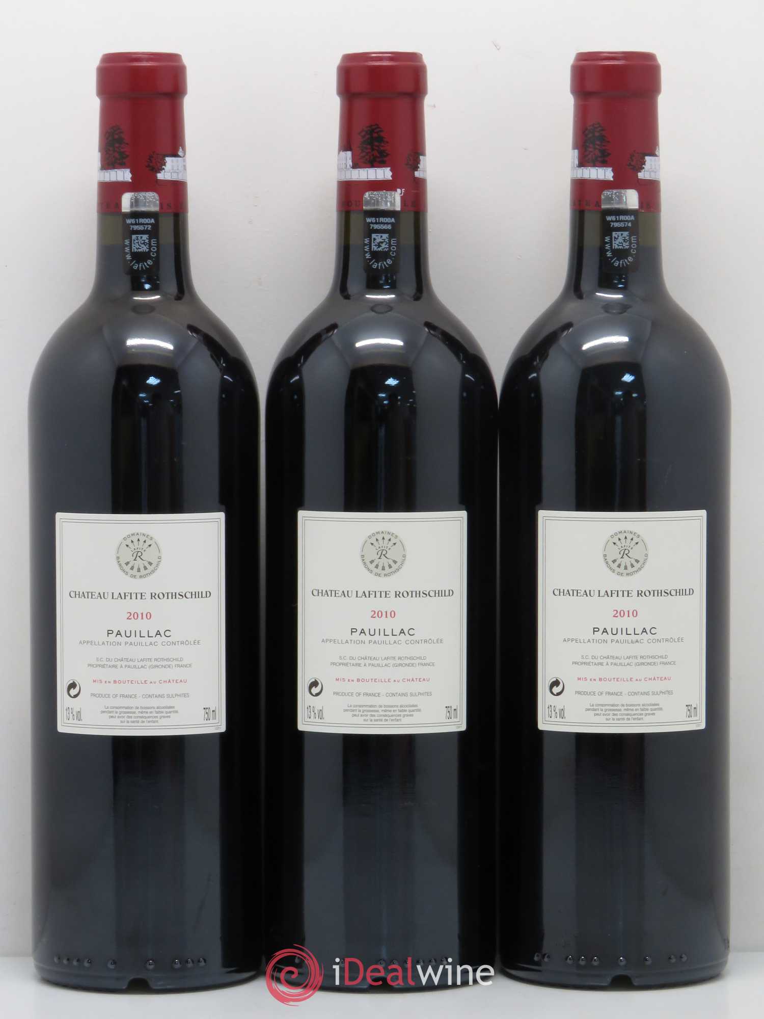 Château Lafite Rothschild 1er Grand Cru Classé 2010 - Lot de 6 bouteilles - 4