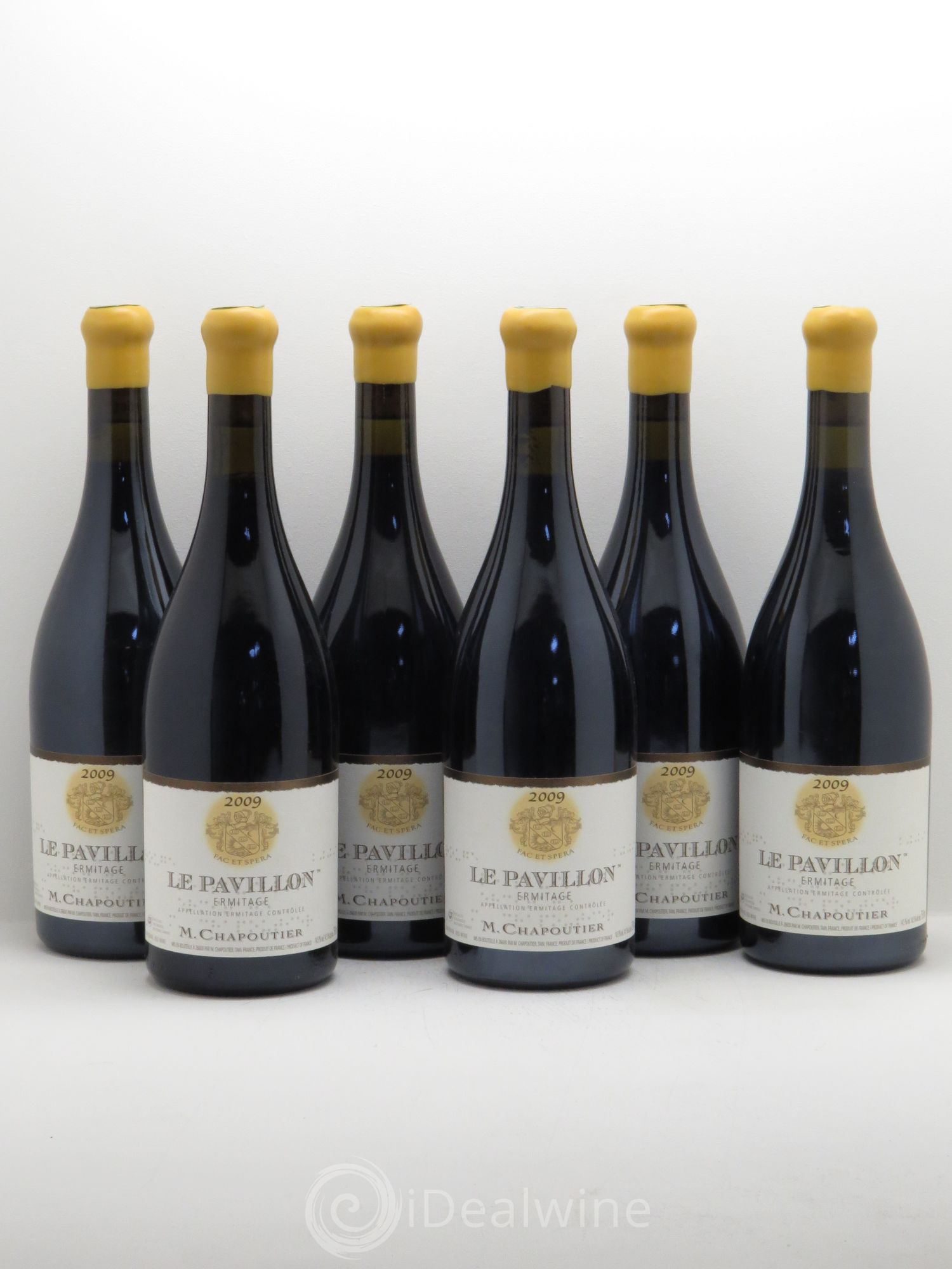 Hermitage Ermitage Le Pavillon Chapoutier 2009 - Lot de 6 bouteilles - 0