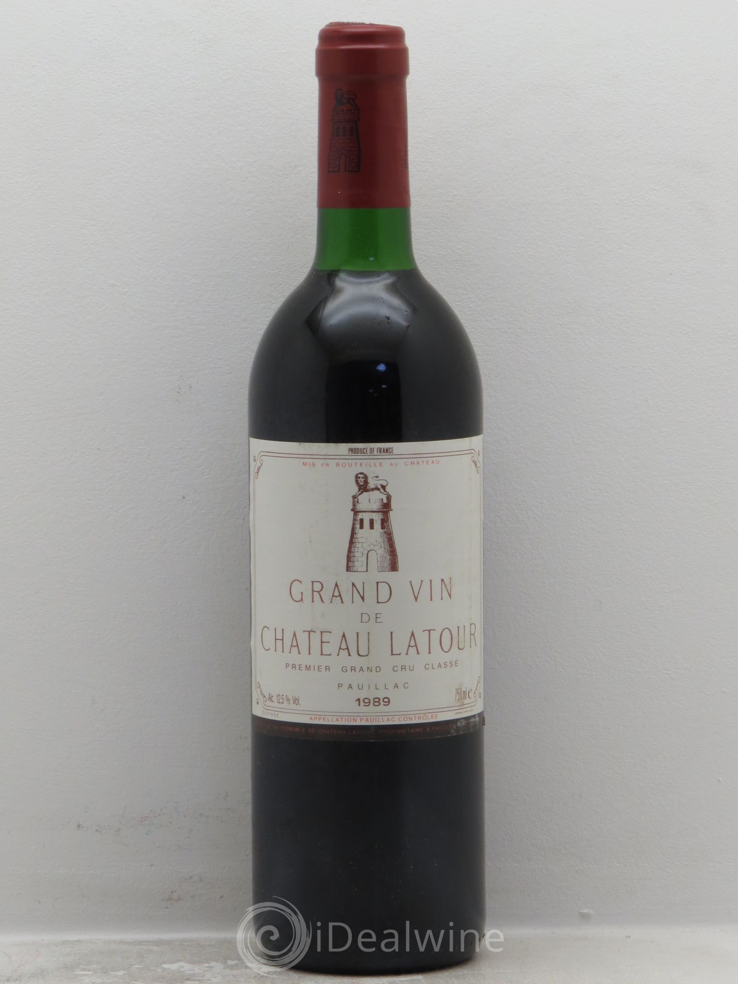 Château Latour 1er Grand Cru Classé 1989 - Lot de 1 bouteille - 0