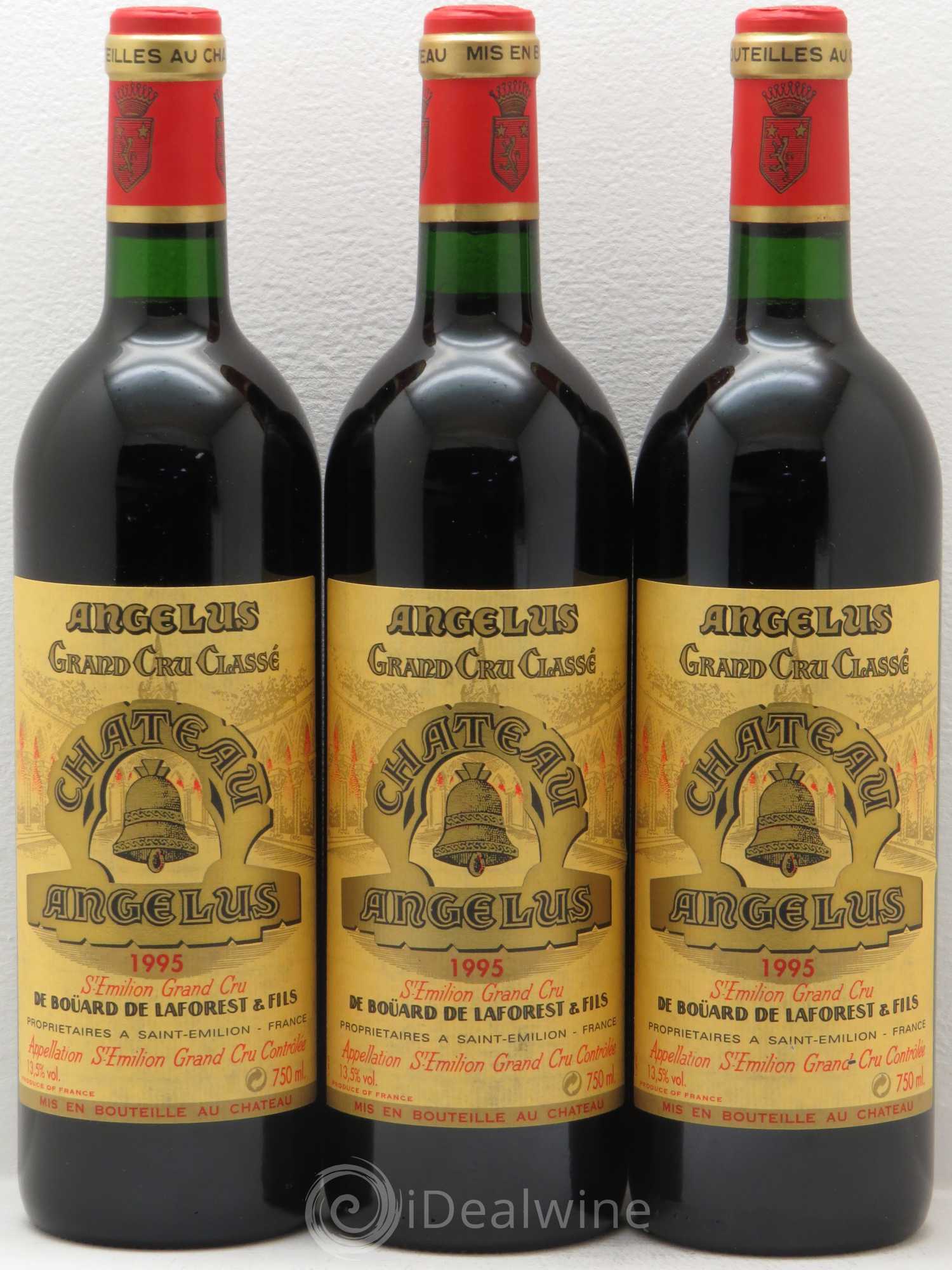 Château Angélus 1er Grand Cru Classé A 1995 - Lot de 6 bouteilles - 2