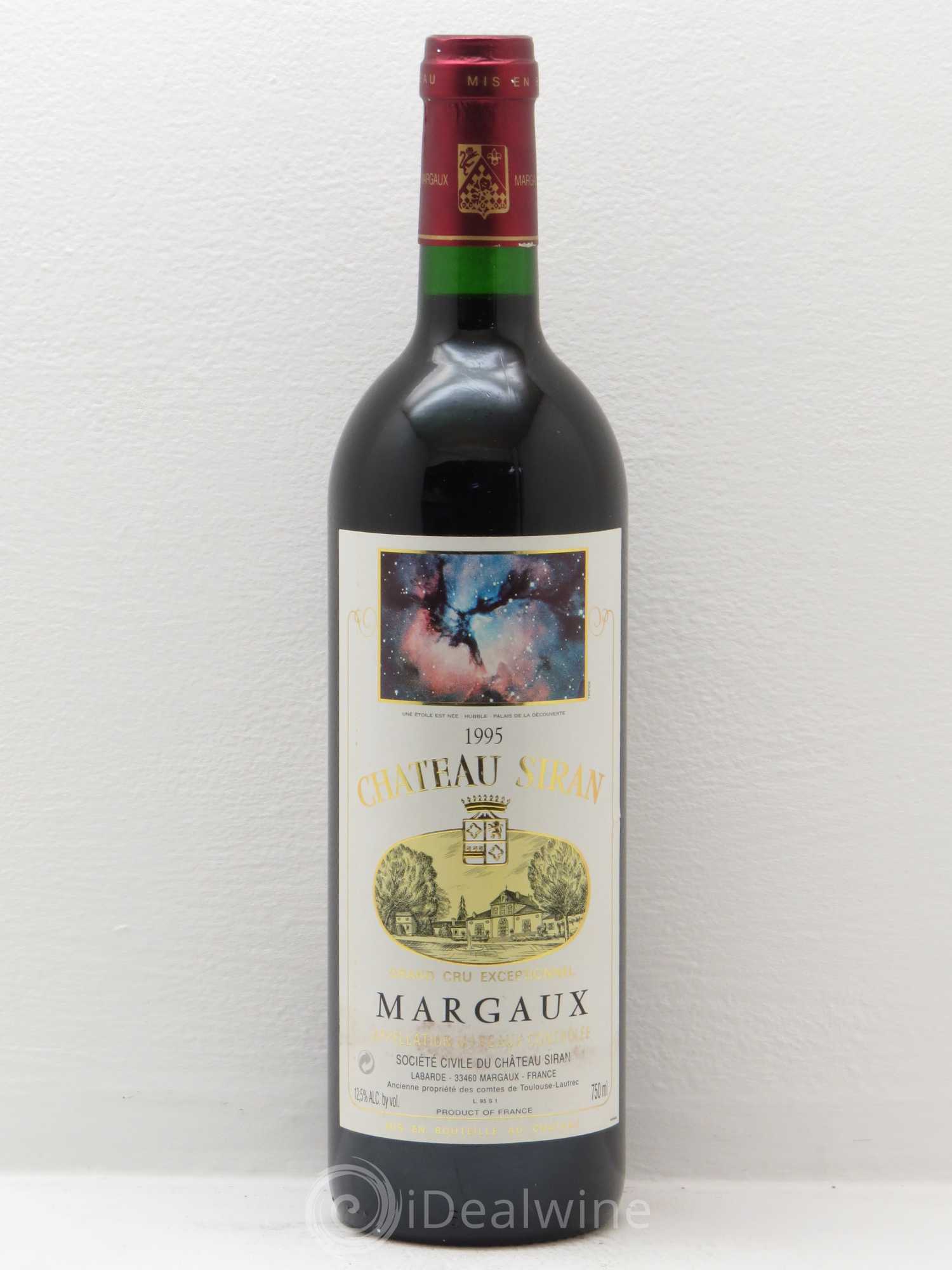 Château Siran (sans prix de réserve) 1995 - Lot de 6 bouteilles - 0
