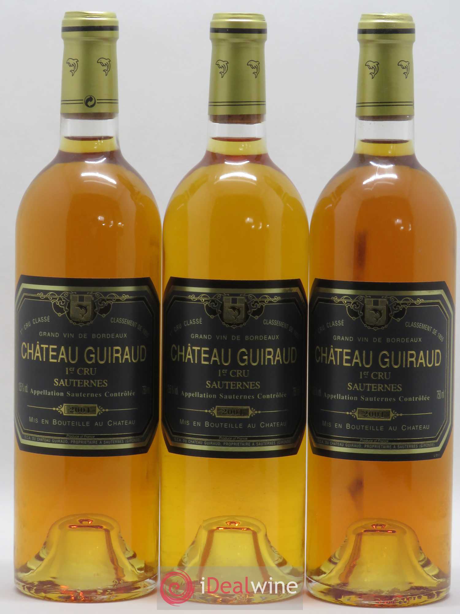 Château Guiraud 1er Grand Cru Classé 2001 - Lotto di 6 bottiglie - 1
