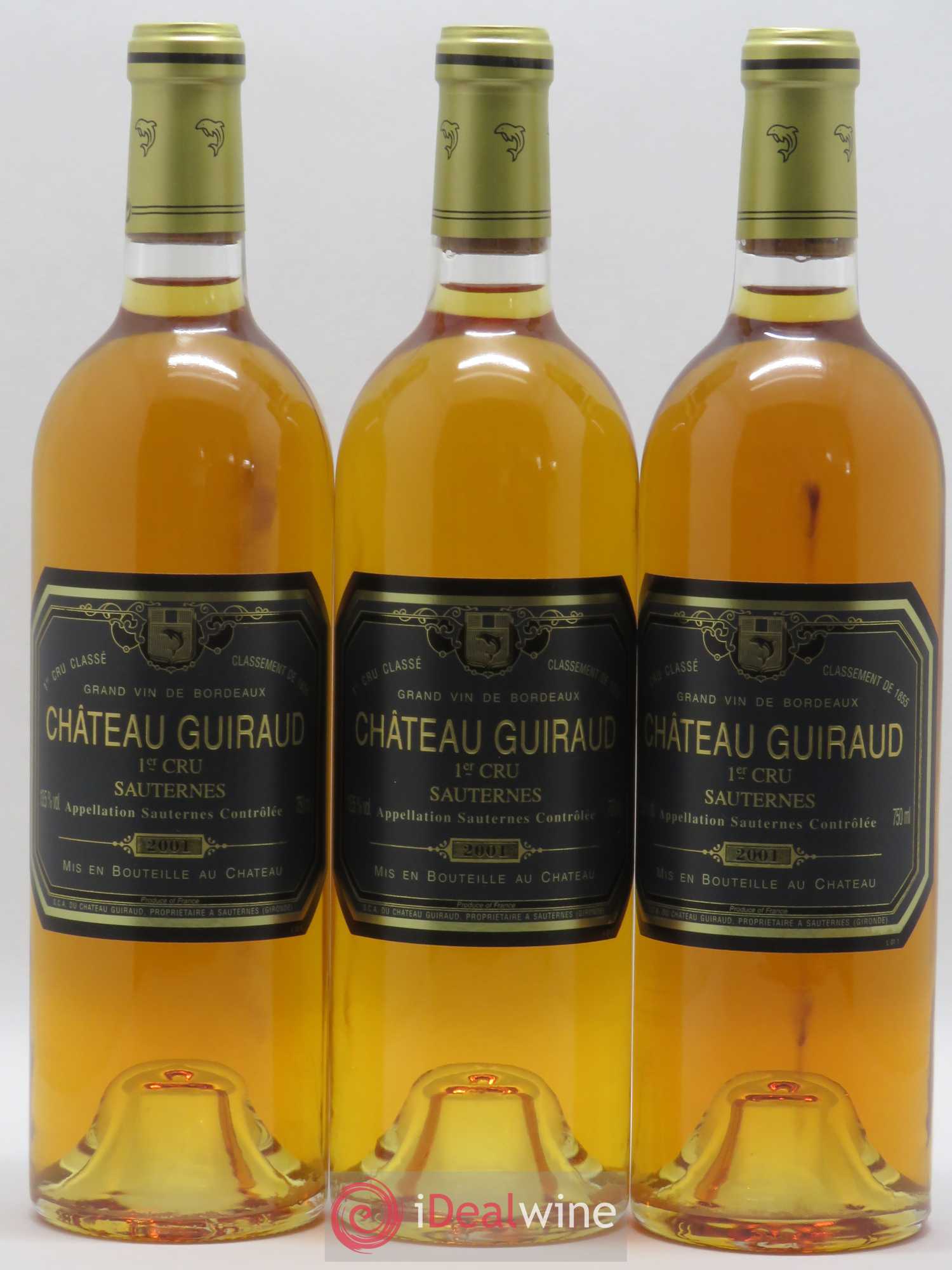 Château Guiraud 1er Grand Cru Classé 2001 - Lotto di 6 bottiglie - 2