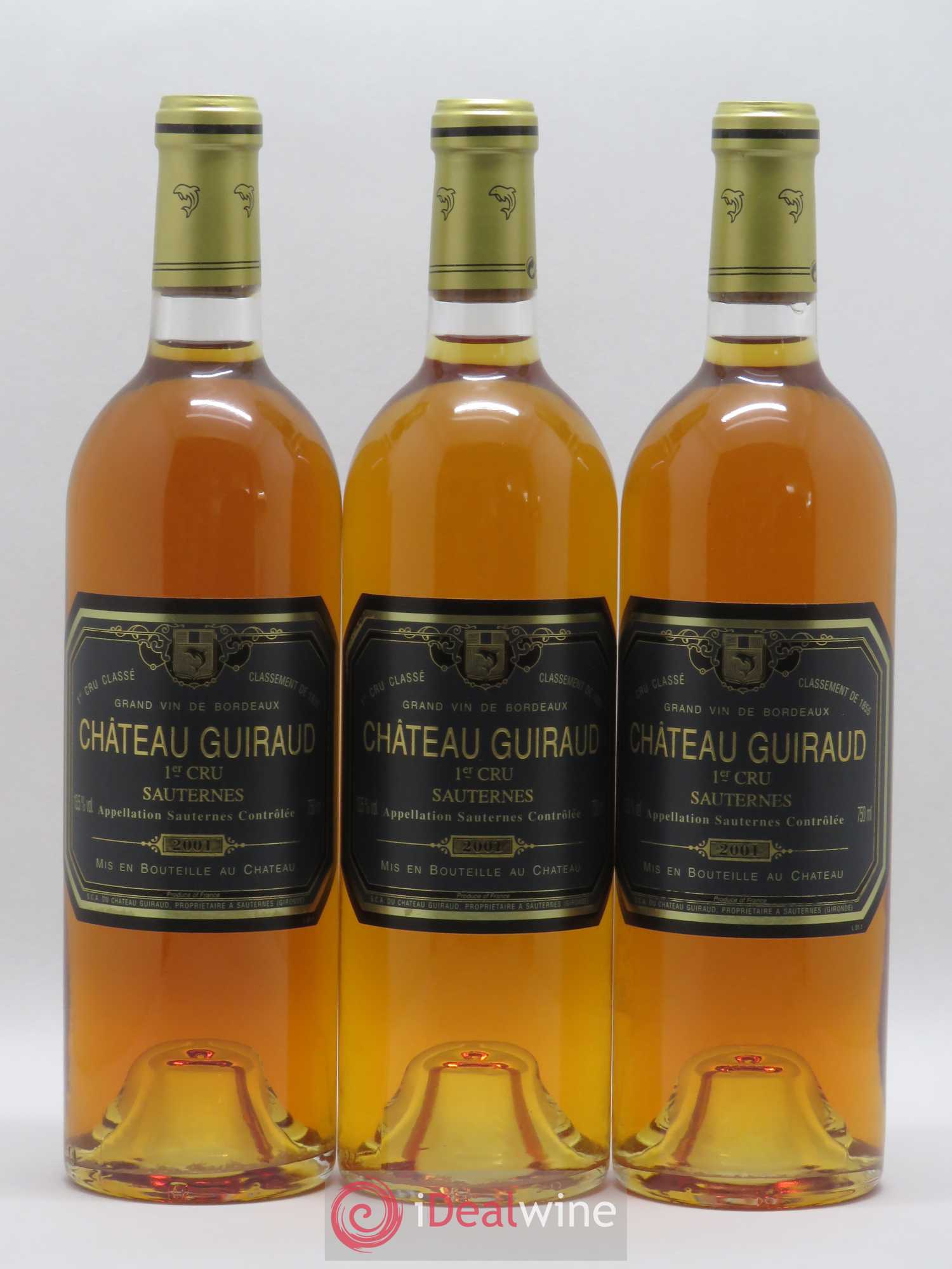 Château Guiraud 1er Grand Cru Classé 2001 - Lotto di 6 bottiglie - 1