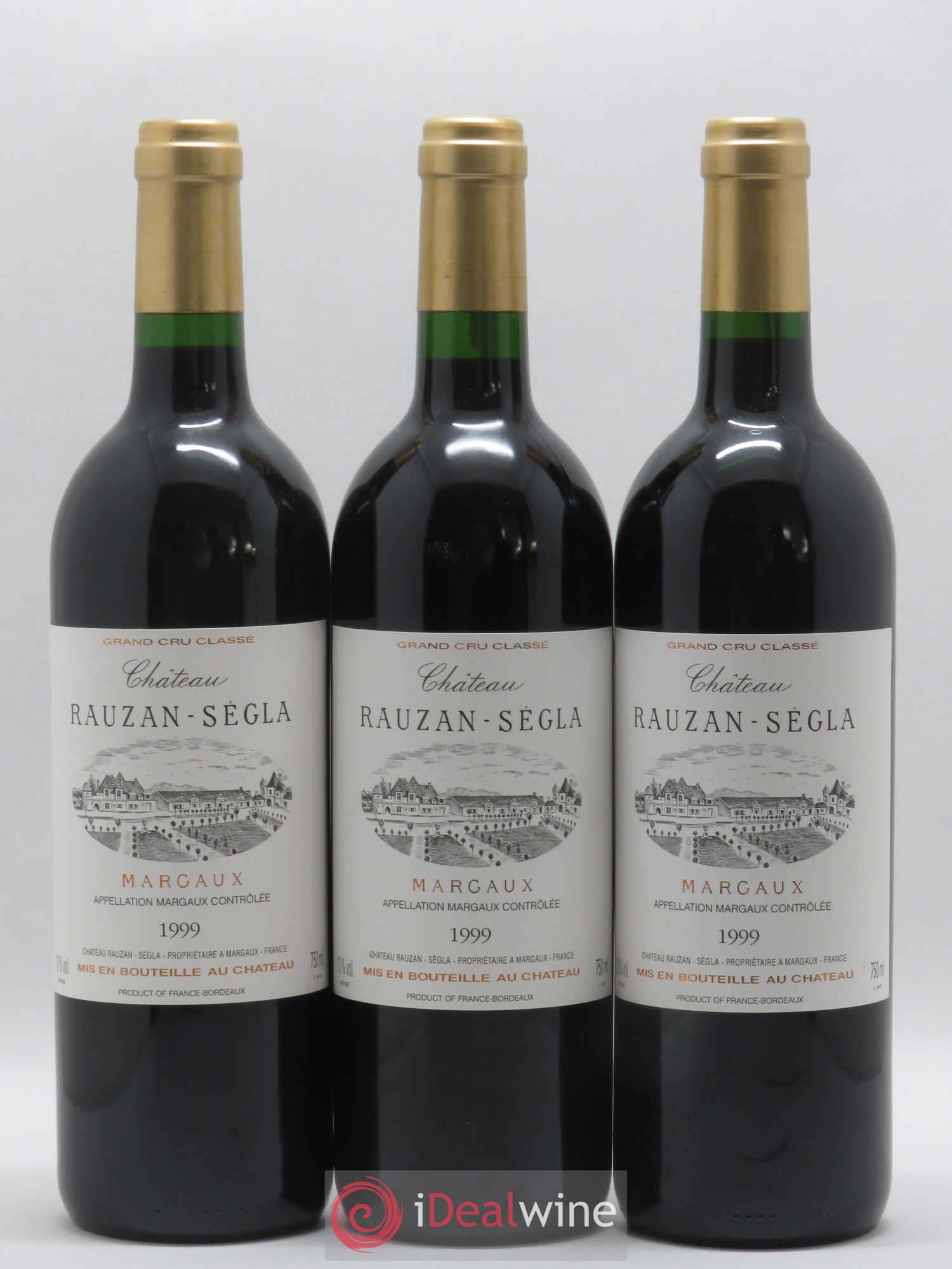 Château Rauzan Ségla Grand Cru Classé 1999 - Lot de 12 bouteilles - 1
