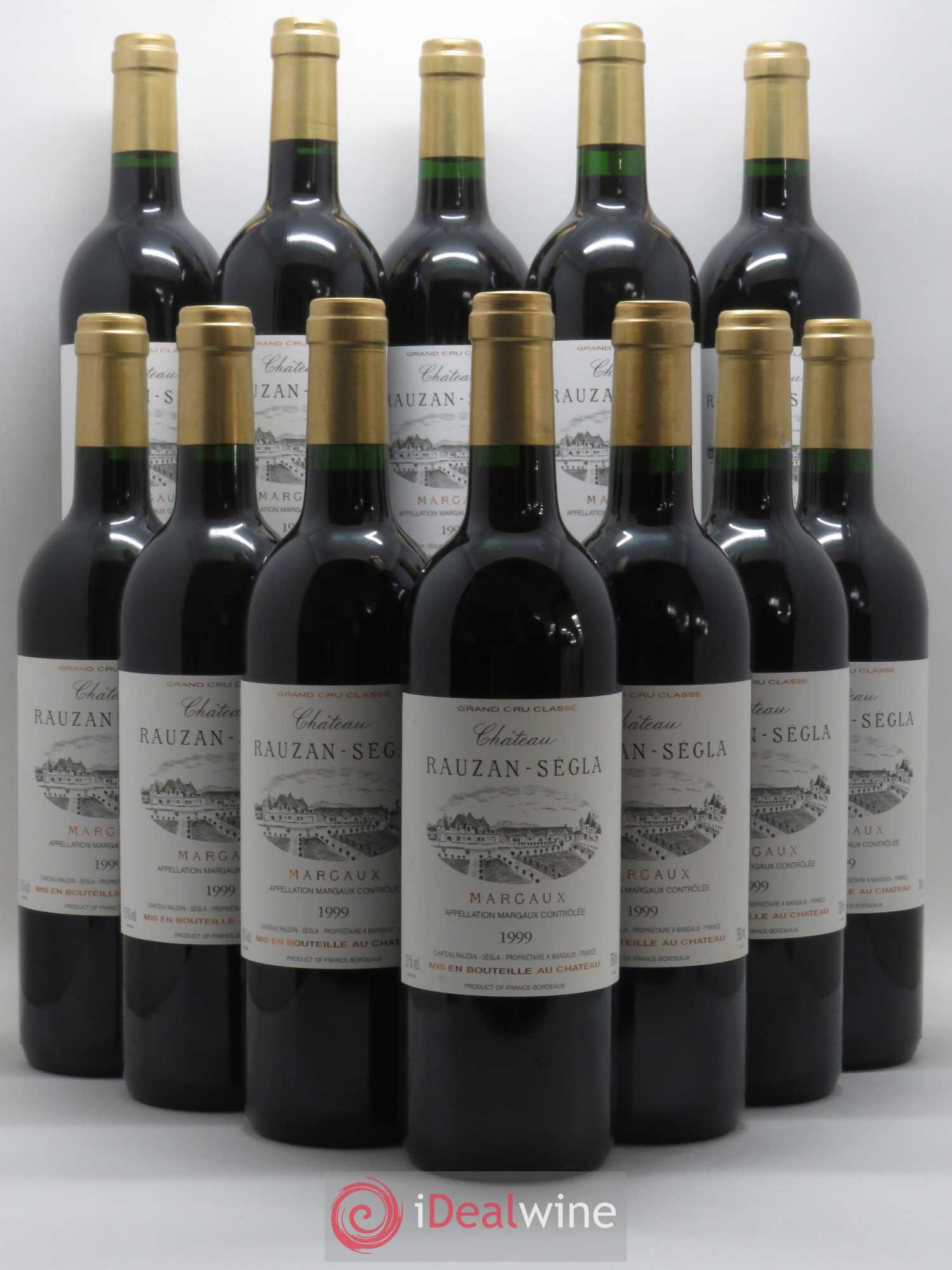 Château Rauzan Ségla Grand Cru Classé 1999 - Lot de 12 bouteilles - 0