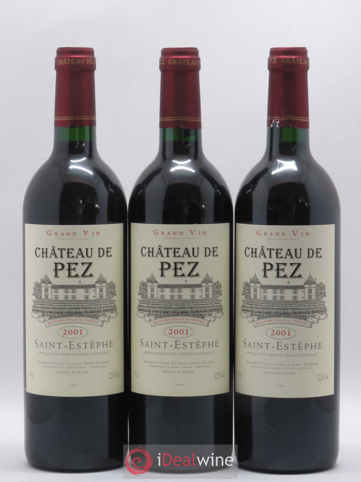 Château de Pez 2001 - Lot de 12 bouteilles - 1