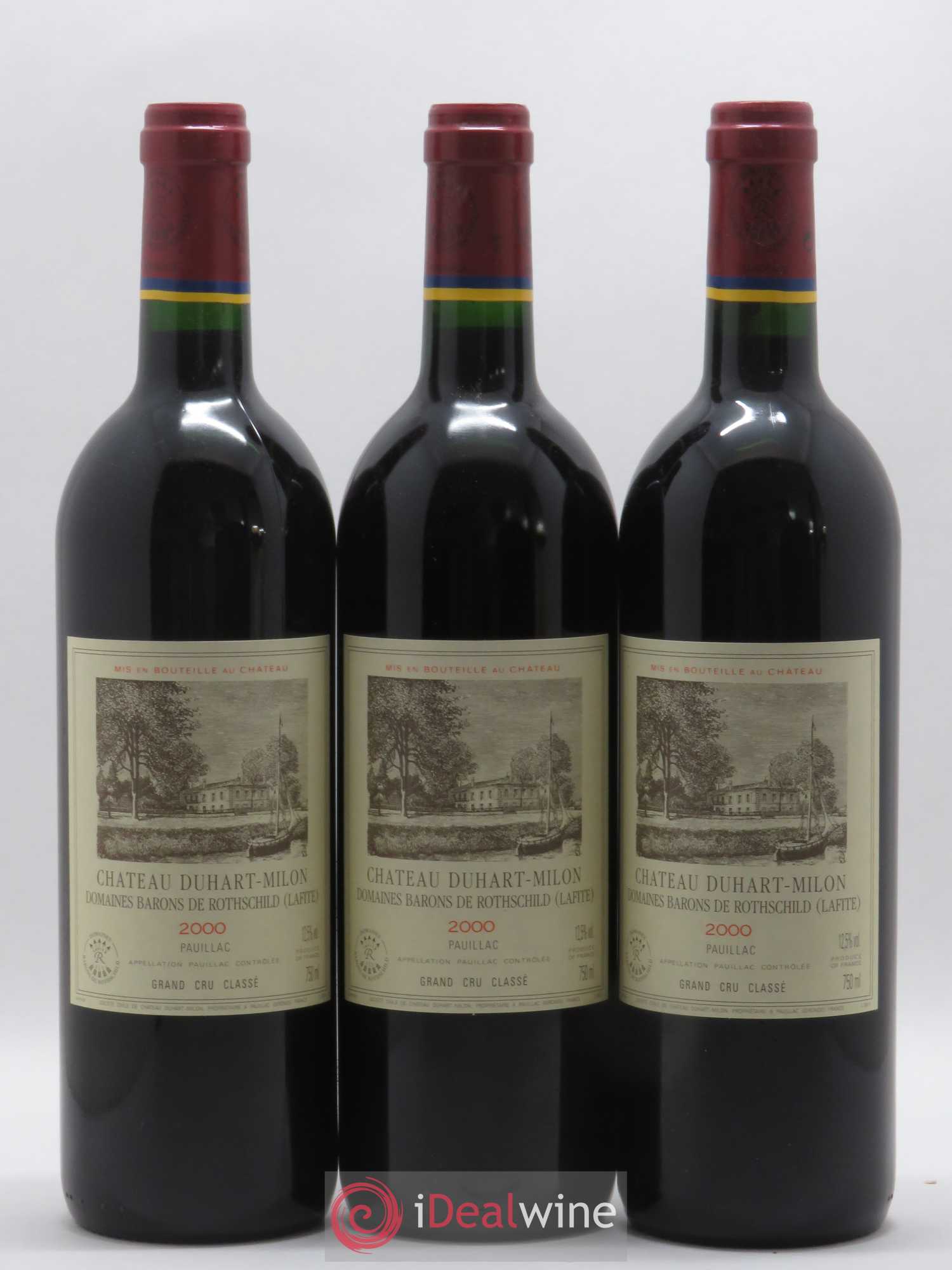 Château Duhart-Milon 4ème Grand Cru Classé 2000 - Lot de 12 bouteilles - 1