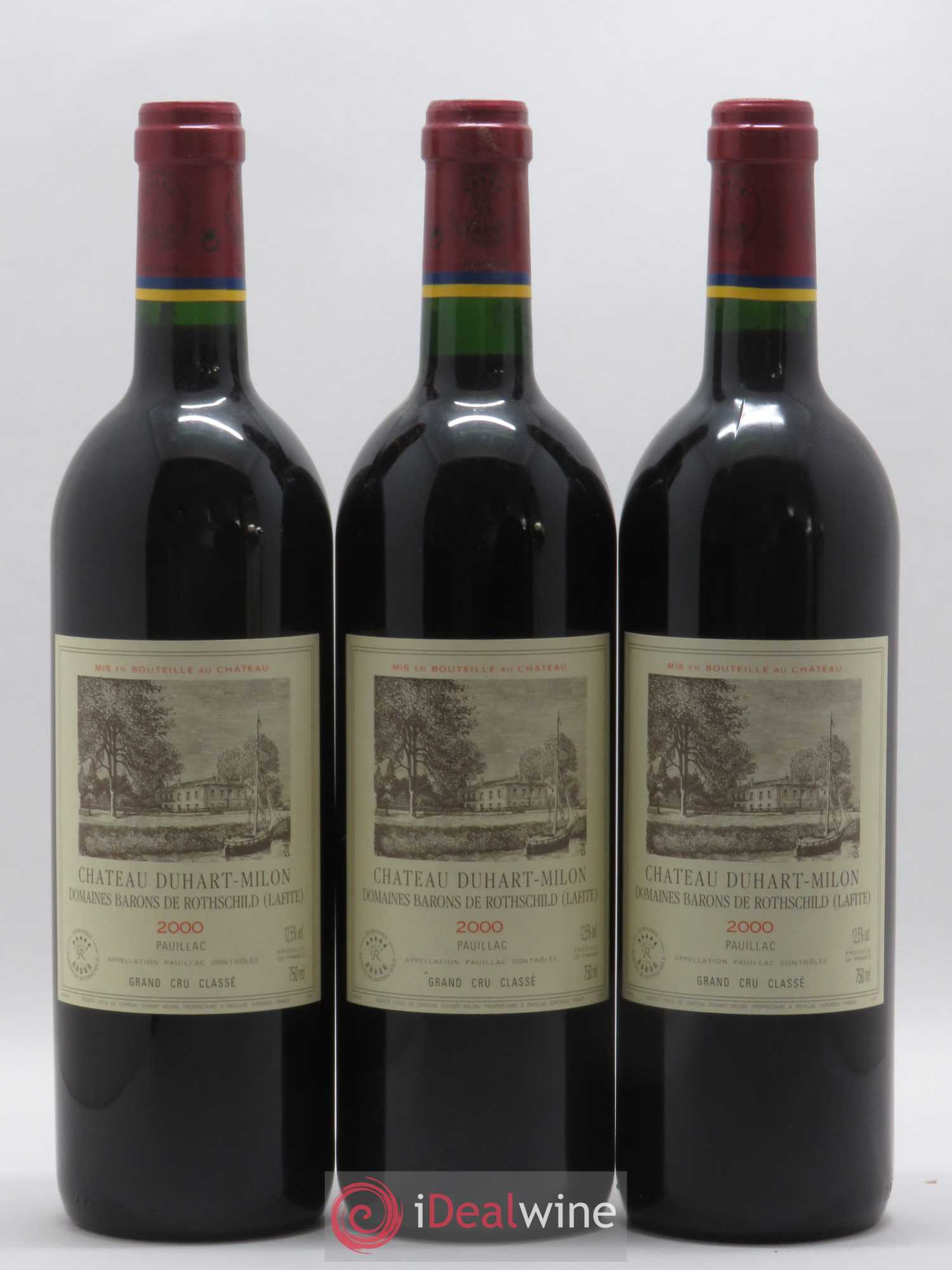 Château Duhart-Milon 4ème Grand Cru Classé 2000 - Lot de 12 bouteilles - 2