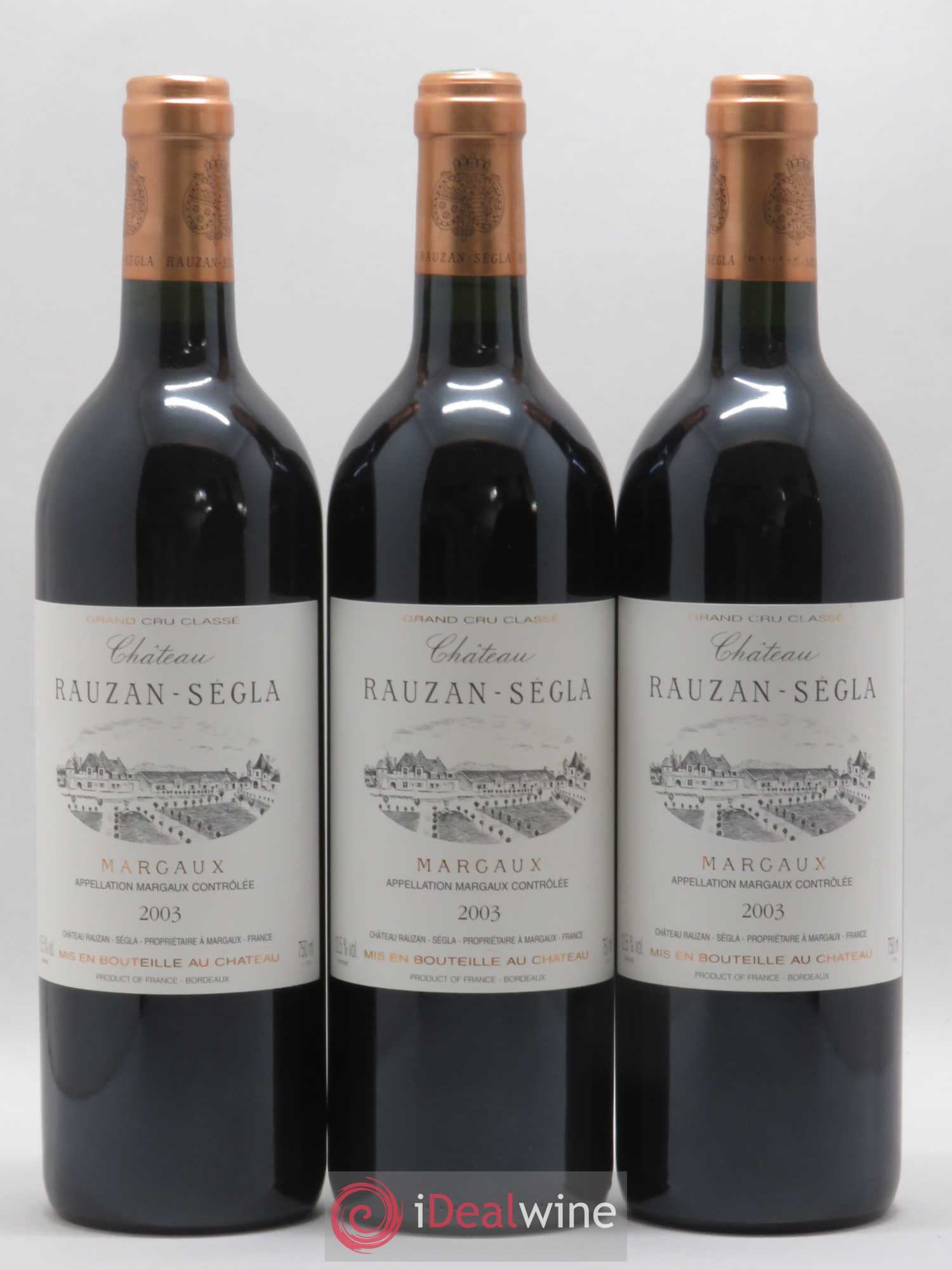 Château Rauzan Ségla Grand Cru Classé 2003 - Lot de 12 bouteilles - 2
