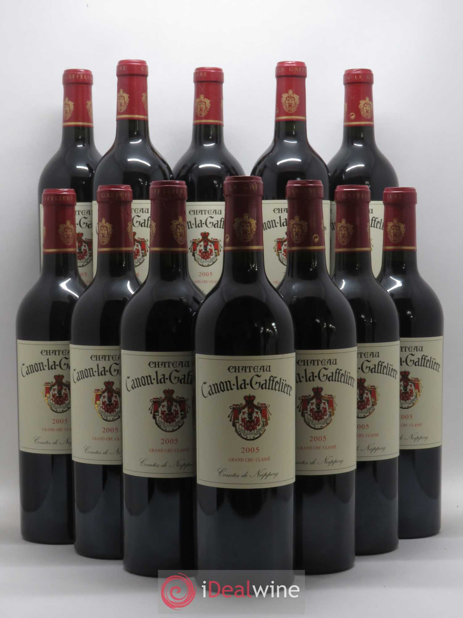 Château Canon la Gaffelière 1er Grand Cru Classé B 2005 - Lot de 12 bouteilles - 0