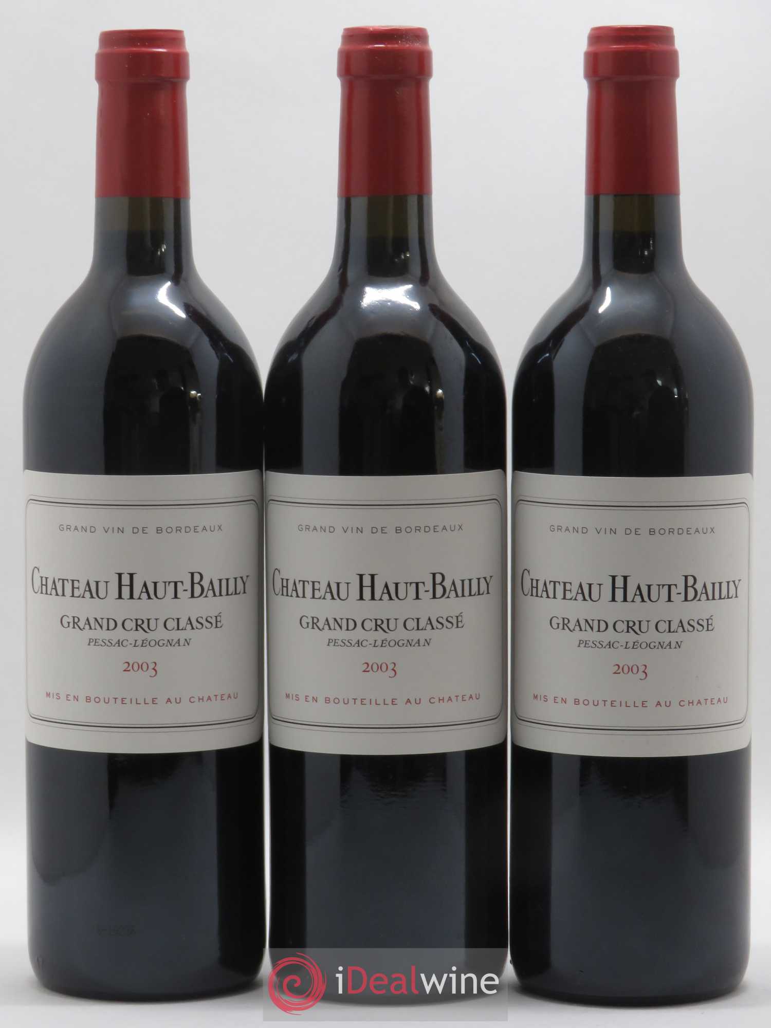 Château Haut-Bailly Cru Classé de Graves 2003 - Lot de 12 bouteilles - 2