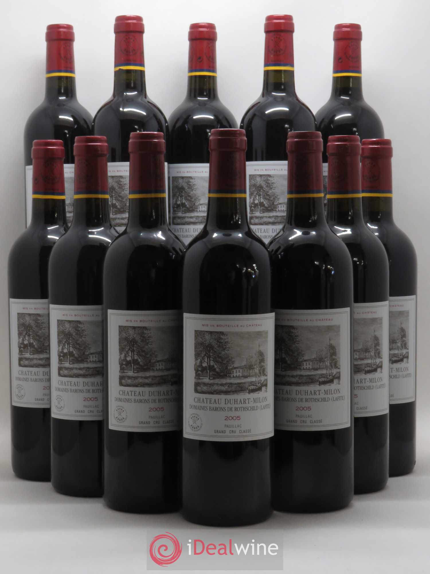 Château Duhart-Milon 4ème Grand Cru Classé 2005 - Lot de 12 bouteilles - 0