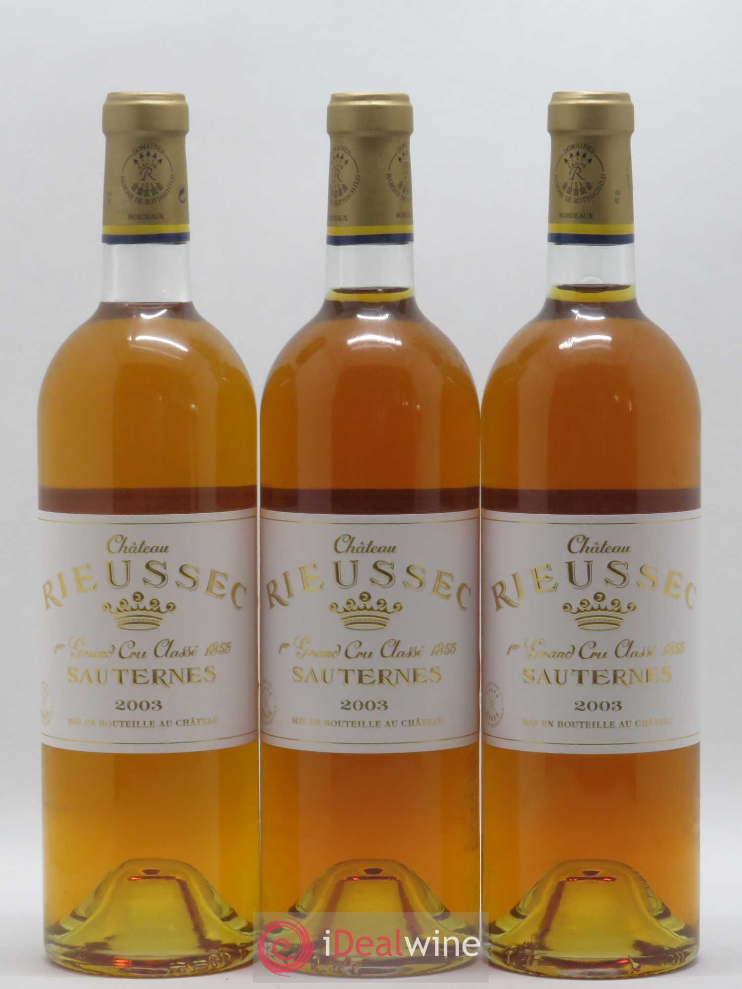 Château Rieussec 1er Grand Cru Classé 2003 - Lotto di 12 bottiglie - 1