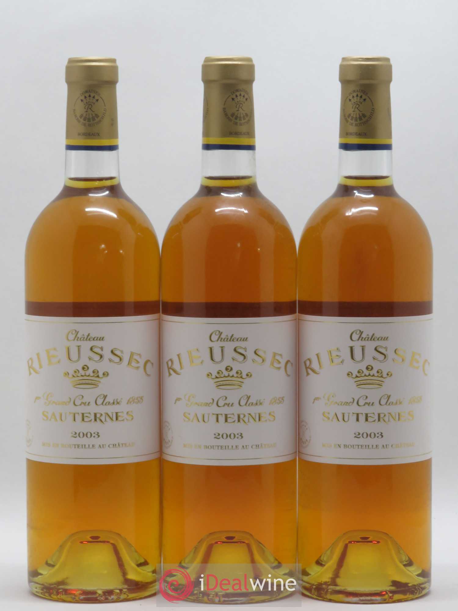 Château Rieussec 1er Grand Cru Classé 2003 - Lotto di 12 bottiglie - 2