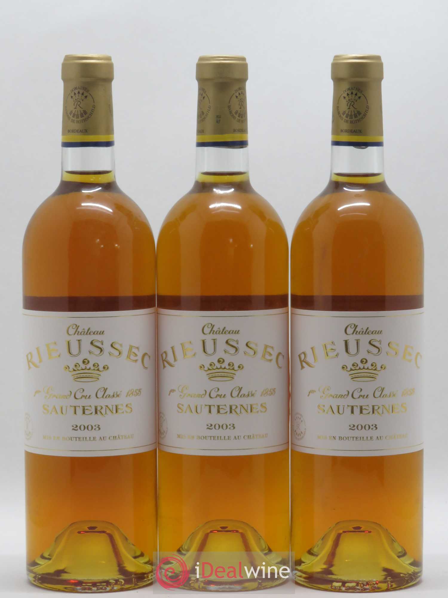 Château Rieussec 1er Grand Cru Classé 2003 - Lotto di 12 bottiglie - 3