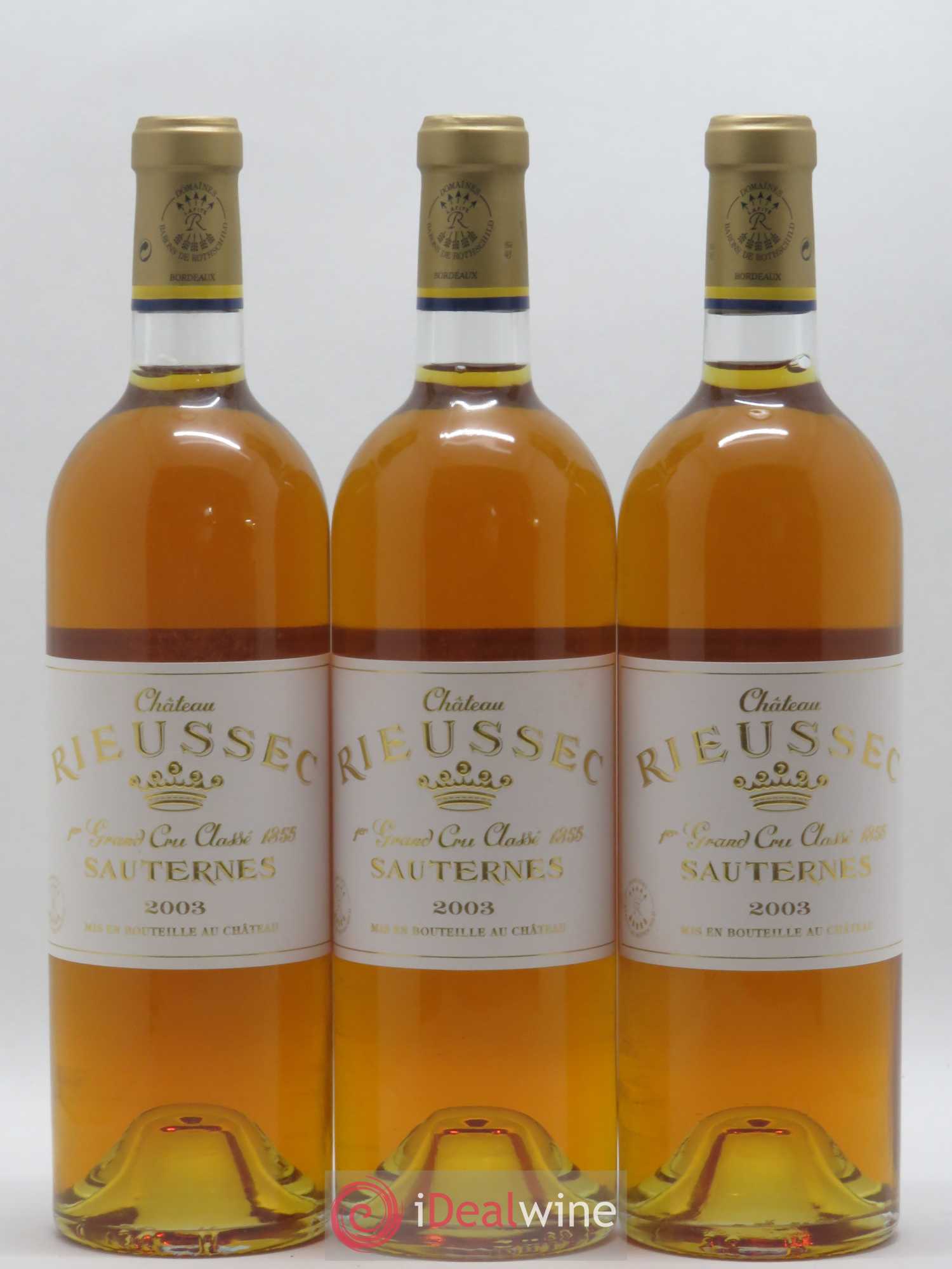 Château Rieussec 1er Grand Cru Classé 2003 - Lotto di 12 bottiglie - 4