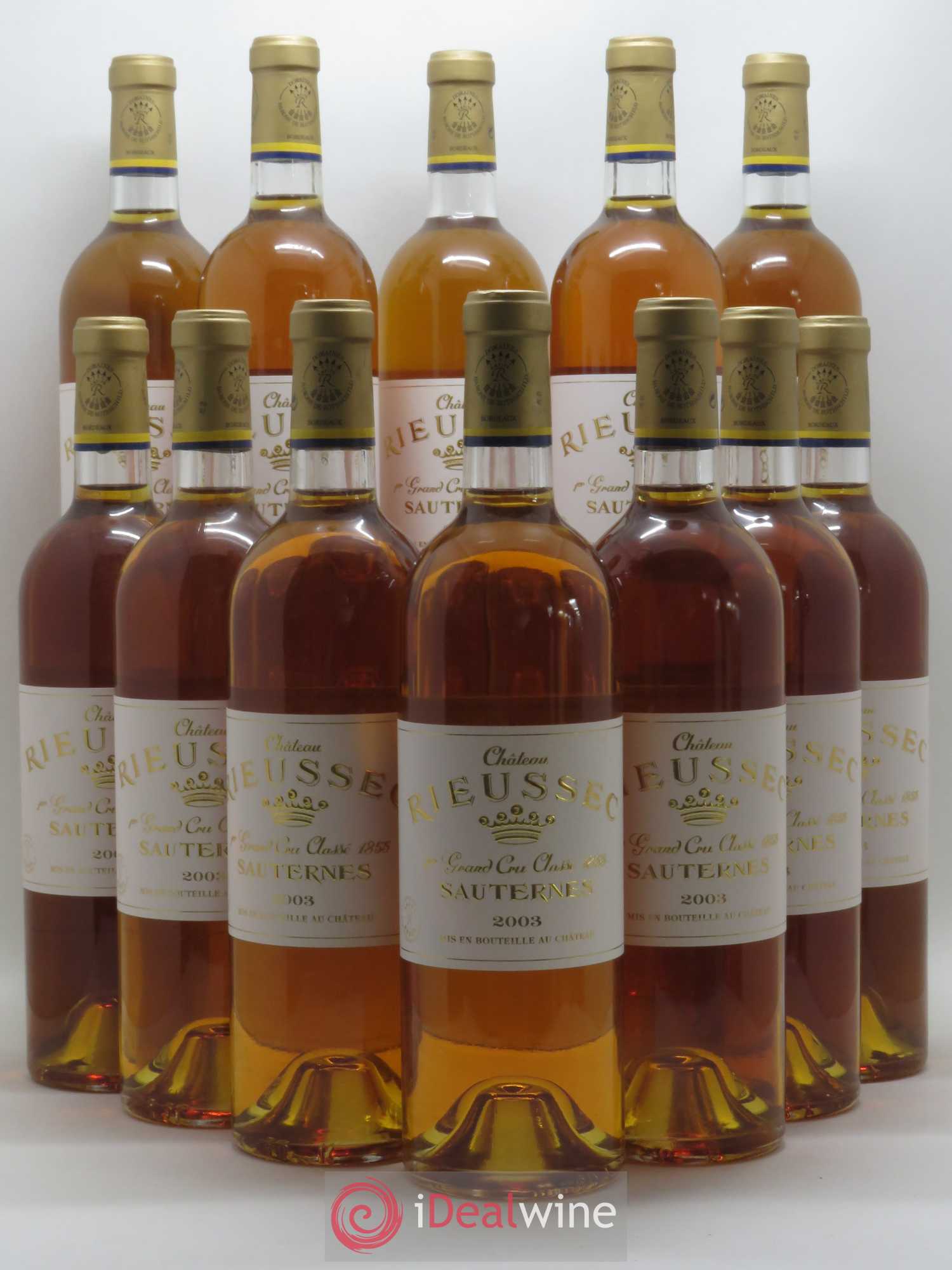 Château Rieussec 1er Grand Cru Classé 2003 - Lotto di 12 bottiglie - 0