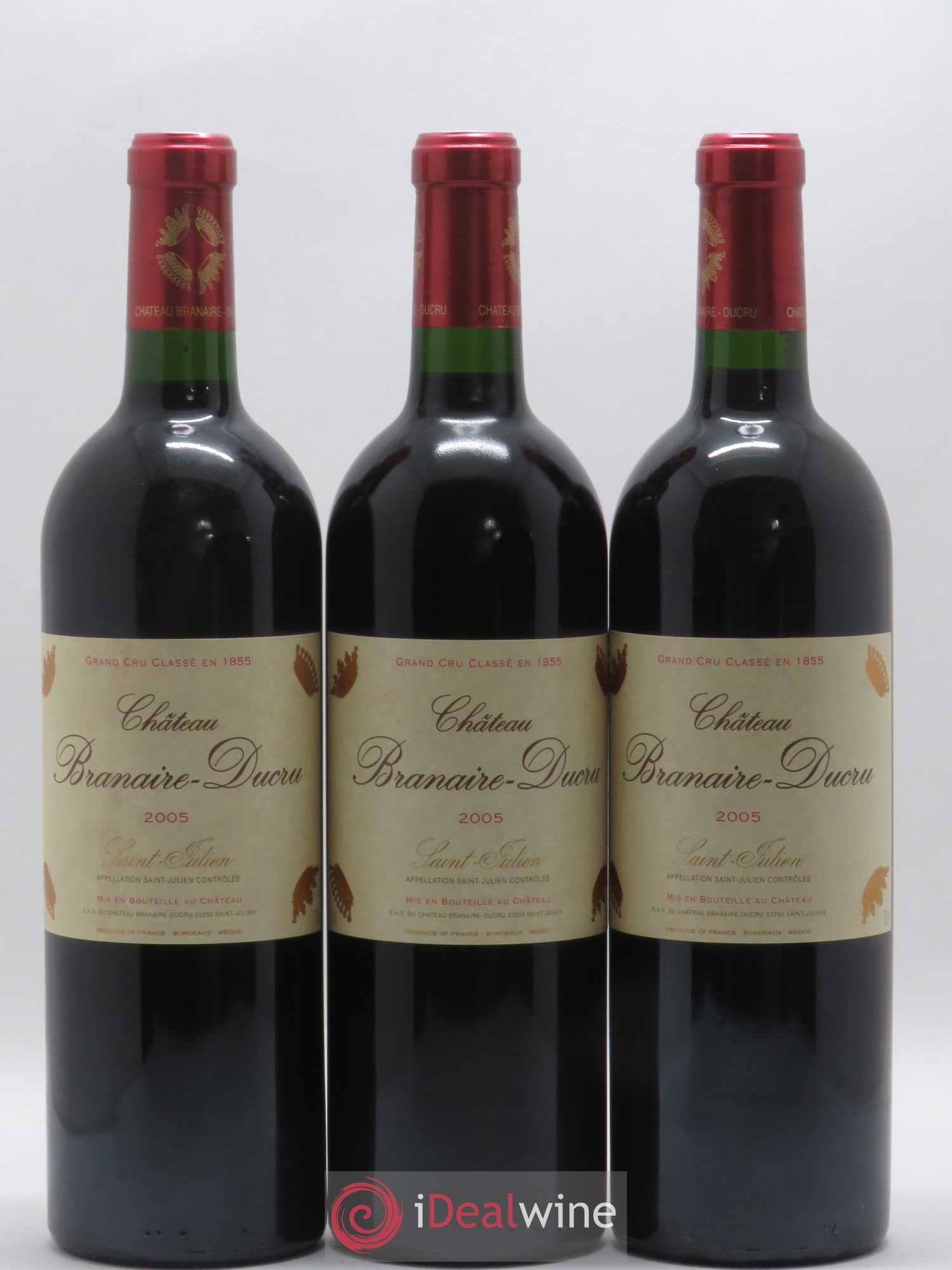 Château Branaire Ducru 4ème Grand Cru Classé 2005 - Lot de 12 bouteilles - 2