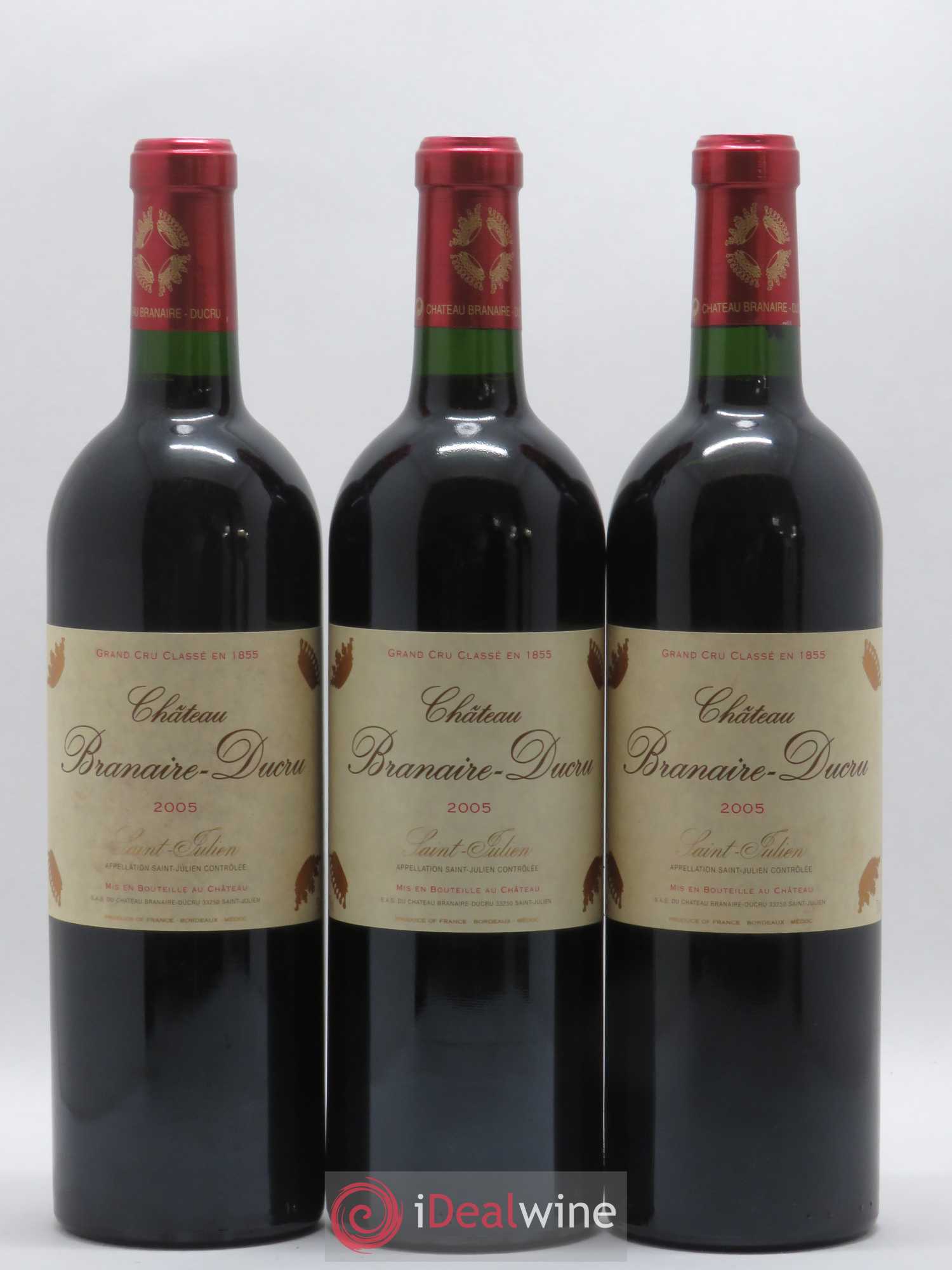 Château Branaire Ducru 4ème Grand Cru Classé 2005 - Lot de 12 bouteilles - 4