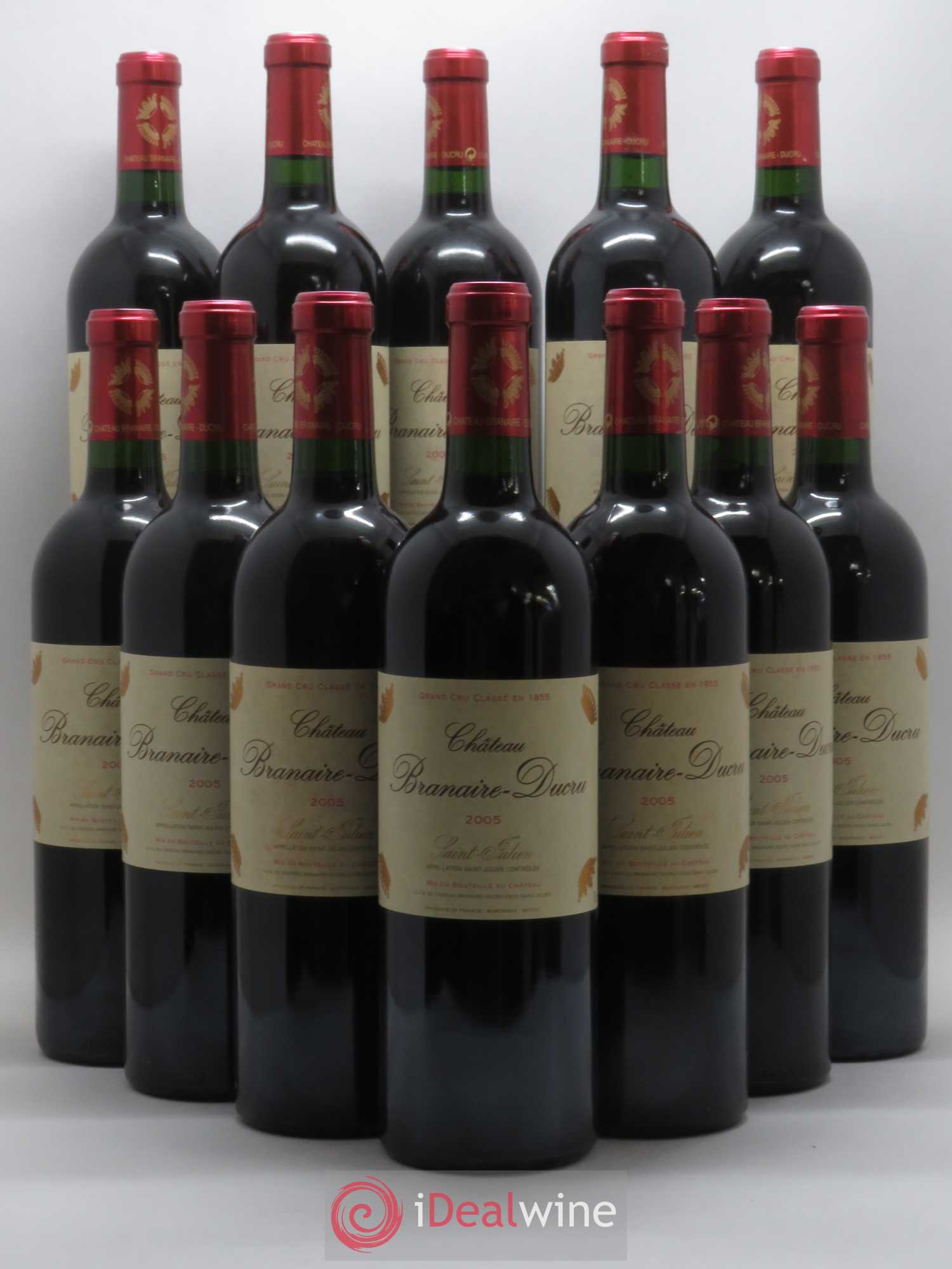 Château Branaire Ducru 4ème Grand Cru Classé 2005 - Lot de 12 bouteilles - 0