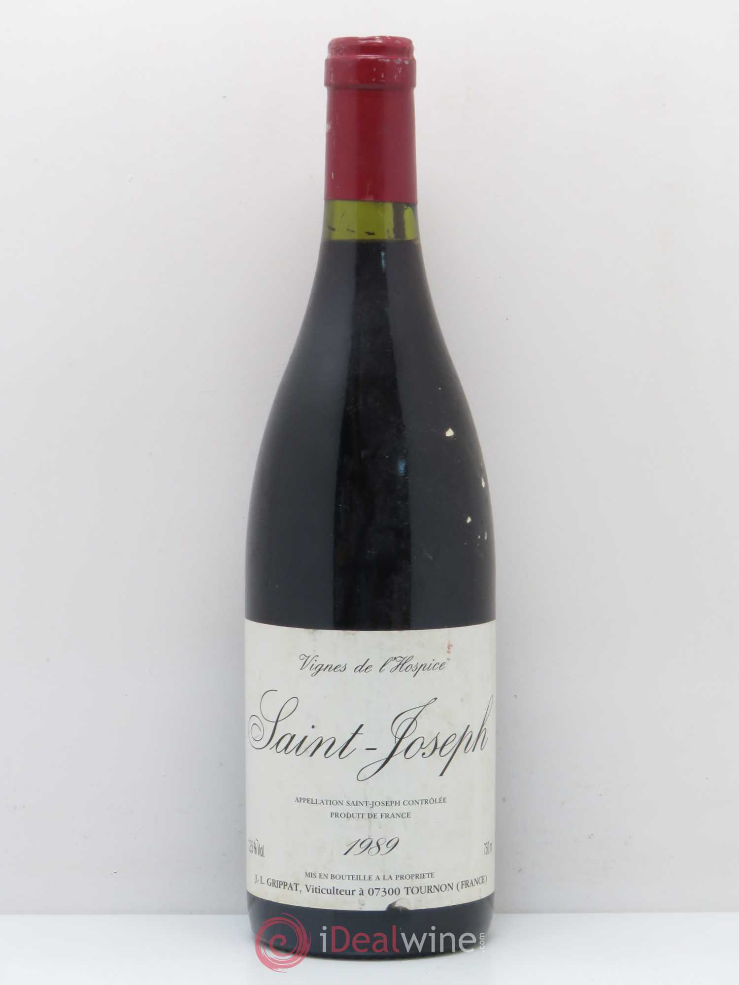 Saint-Joseph Vignes de L'Hospices Domaine Grippat 1989 - Posten von 1 Flasche - 0