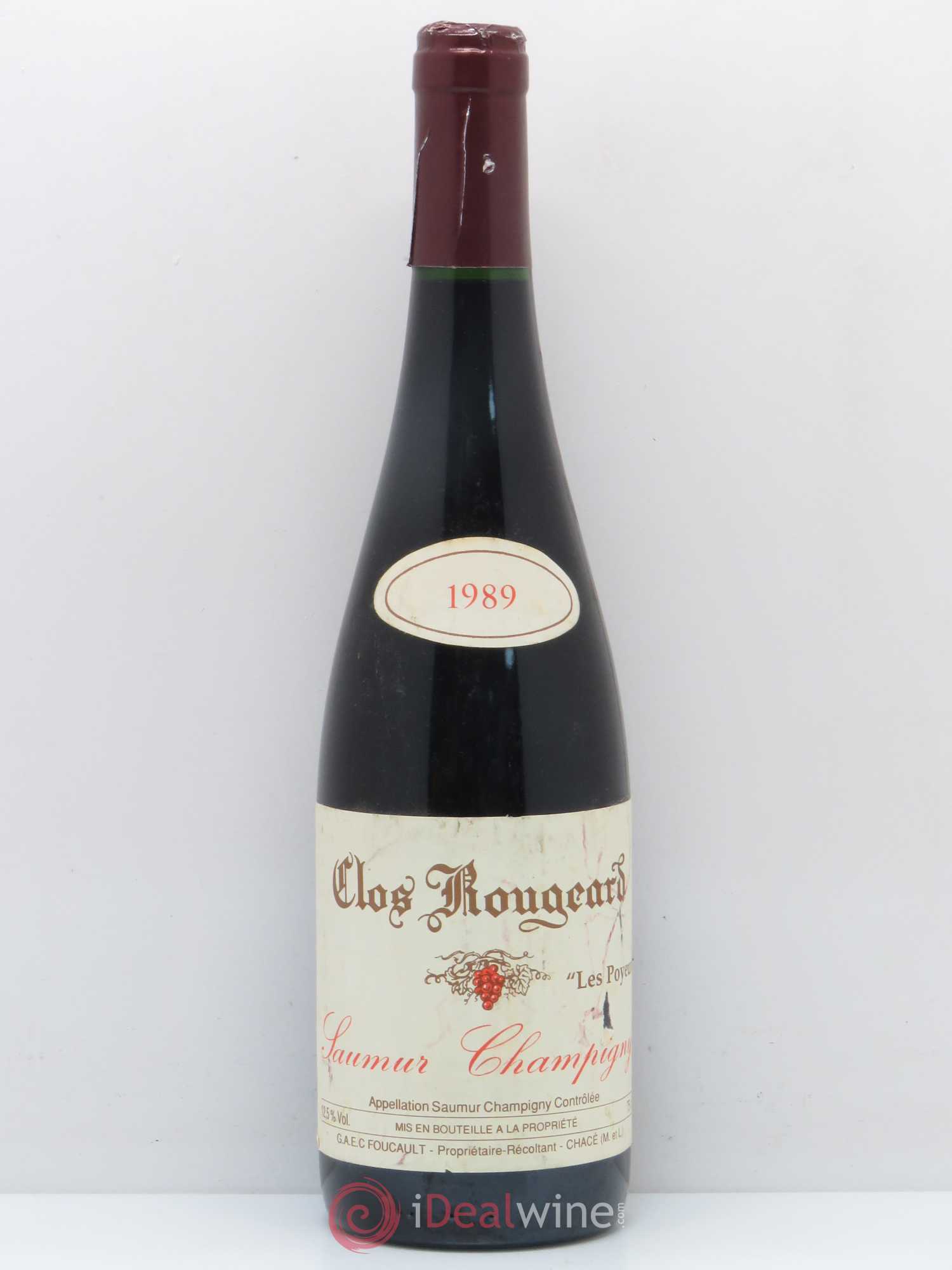 Saumur-Champigny Les Poyeux Clos Rougeard 1989 - Lot de 1 bouteille - 0