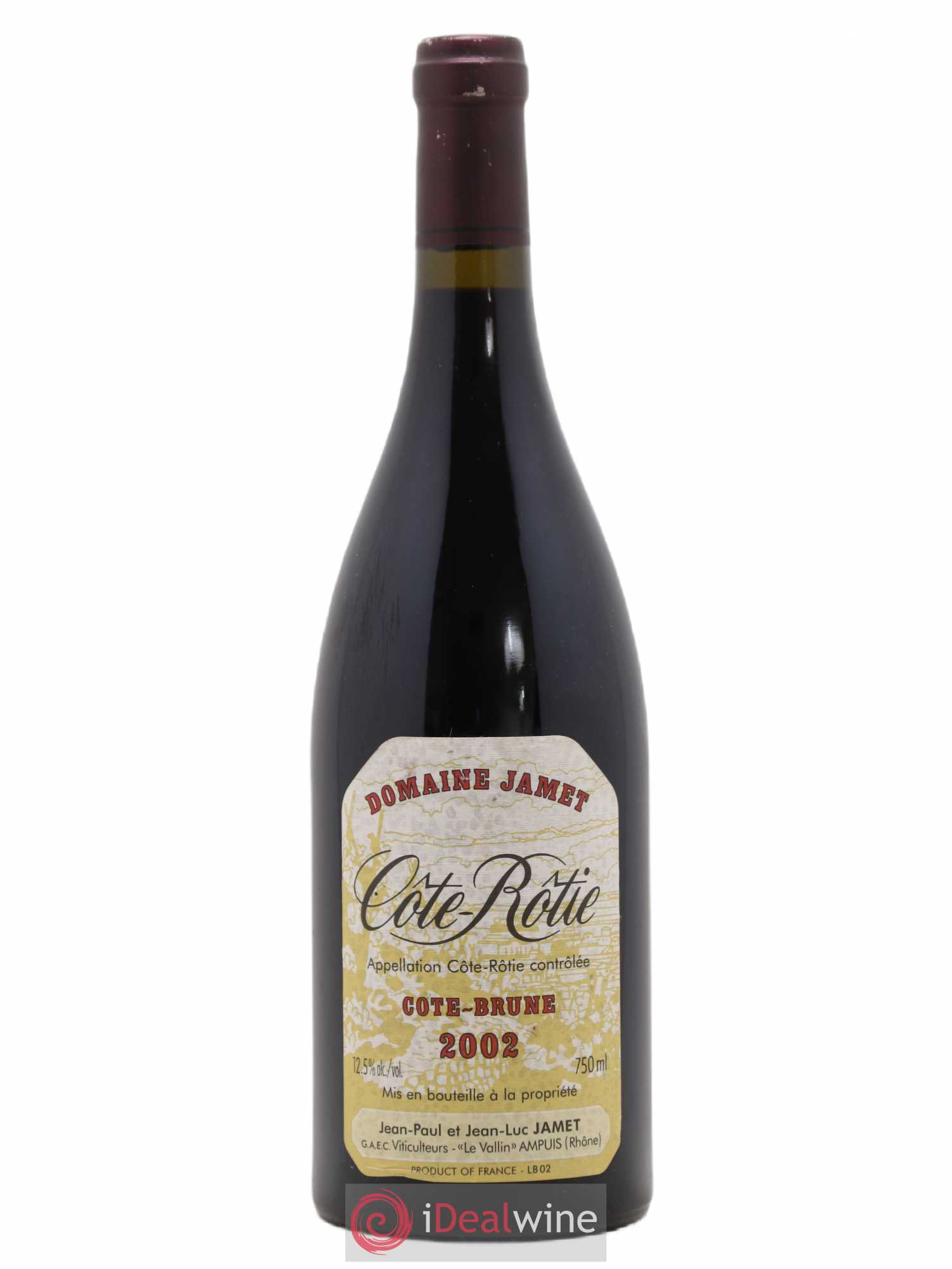 Côte-Rôtie Côte Brune Jamet (Domaine) 2002 - Lot de 1 bouteille - 0