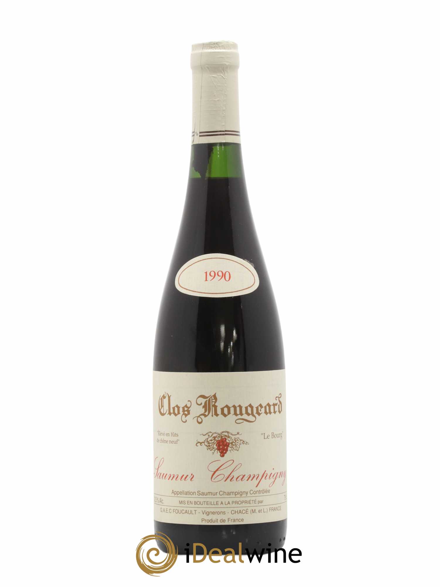 Saumur-Champigny Le Bourg Clos Rougeard 1990 - Lot de 1 bouteille - 0