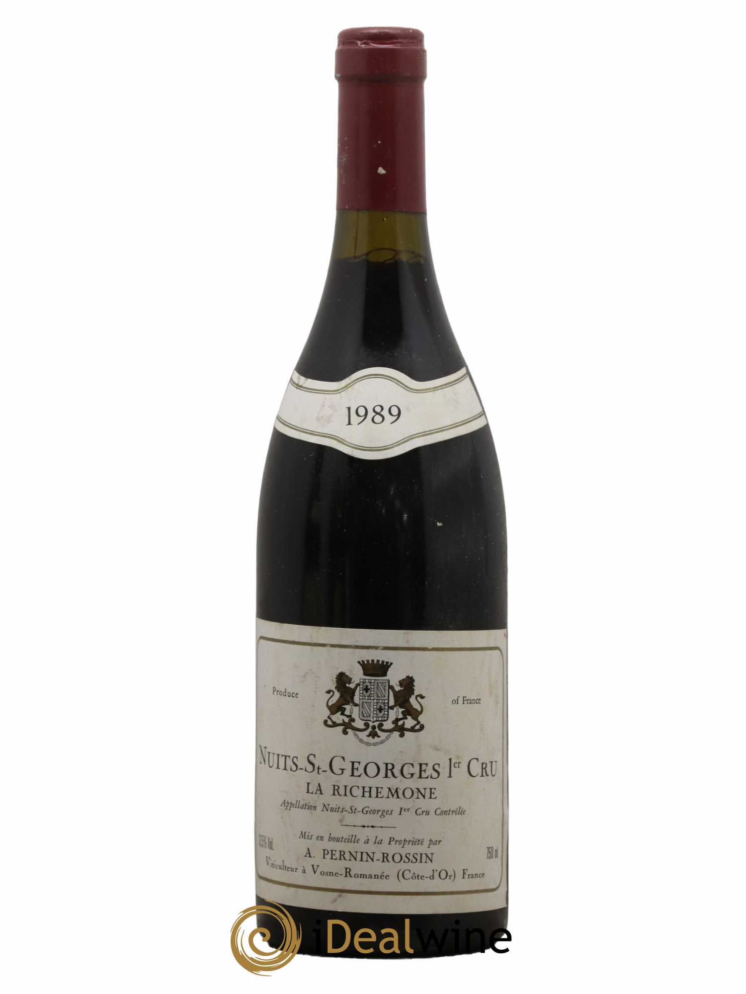 Nuits-Saint-Georges 1er Cru La Richemone Pernin-Rossin 1989 - Lot de 1 bouteille - 0