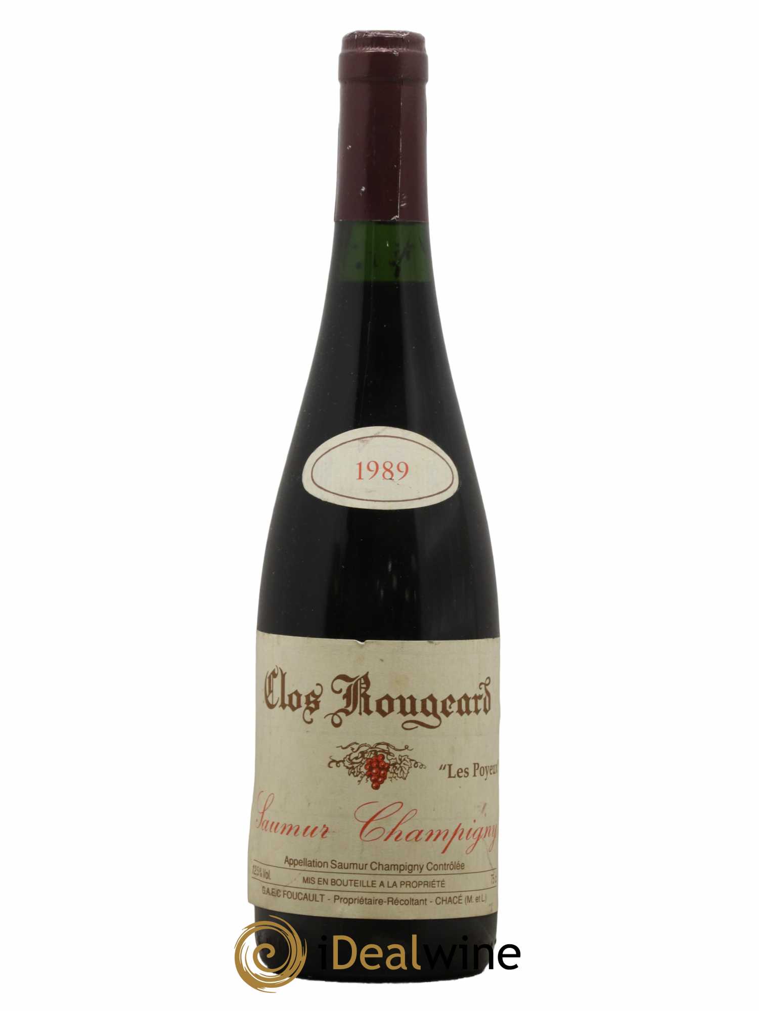Saumur-Champigny Les Poyeux Clos Rougeard 1989 - Lot de 1 bouteille - 0