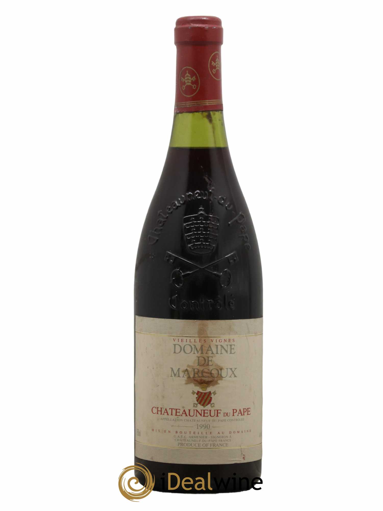 Châteauneuf-du-Pape Vieilles Vignes Marcoux (Domaine de) 1990 - Lot de 1 bouteille - 0