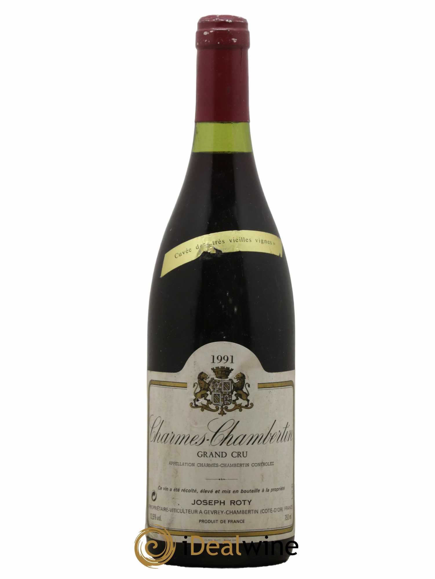 Charmes-Chambertin Grand Cru Très vieilles vignes Joseph Roty (Domaine) 1991 - Lot de 1 bouteille - 0