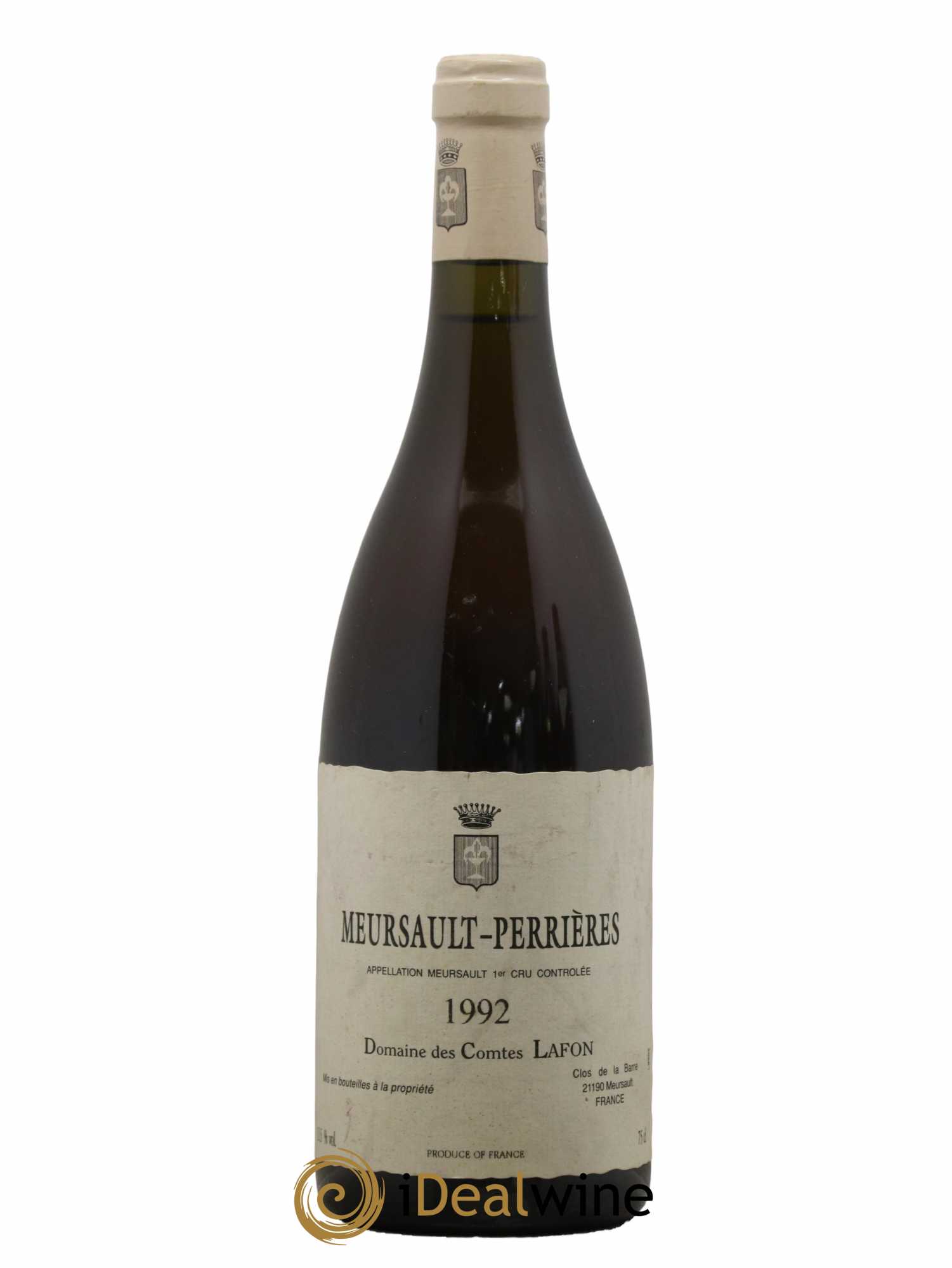 Meursault 1er Cru Perrières Comtes Lafon (Domaine des) 1992 - Lot de 1 bouteille - 0